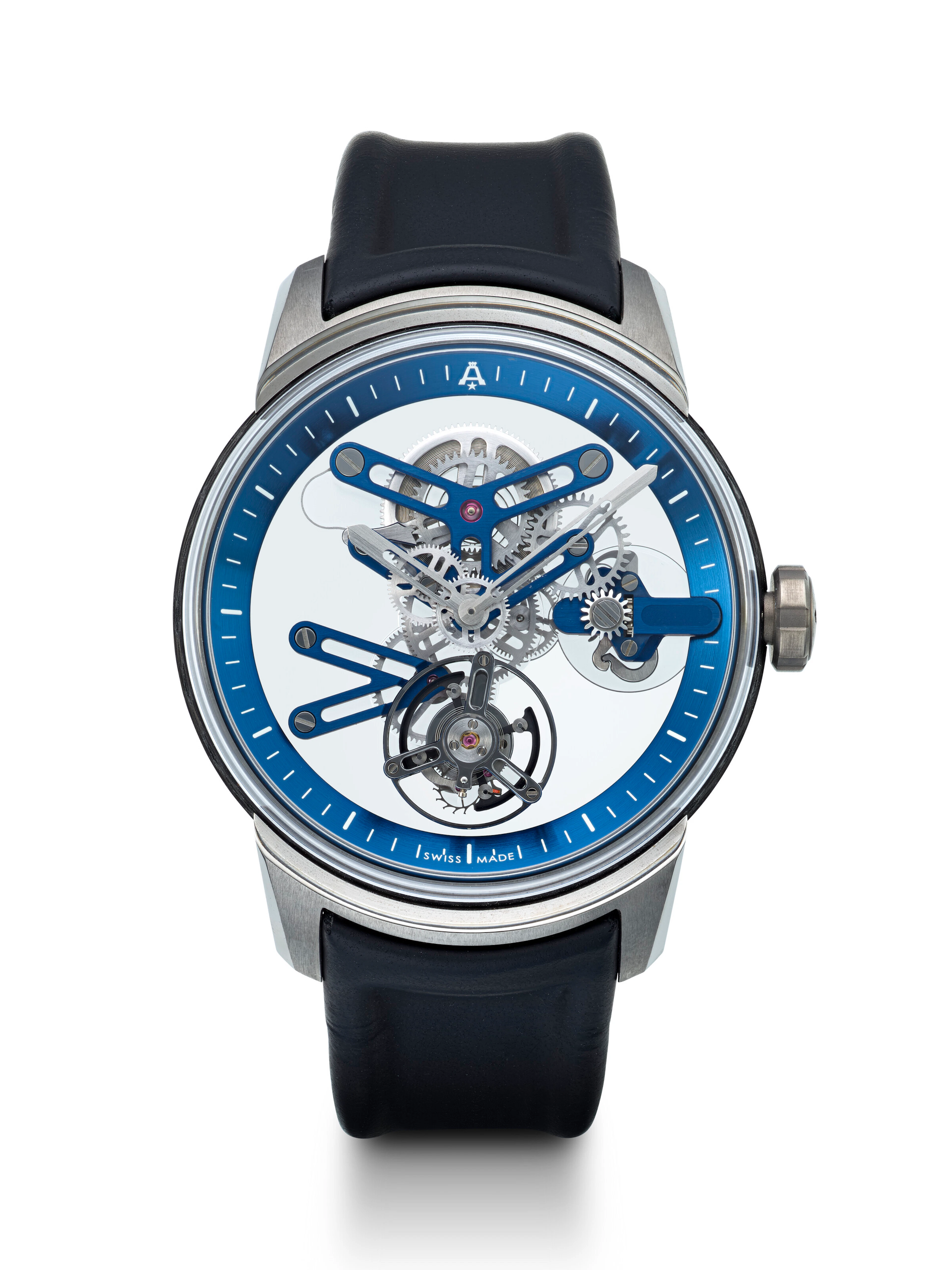 Angelus, Limited Edition Titanium and Carbon 'U20 Ultra-Skeleton Tourbillon'