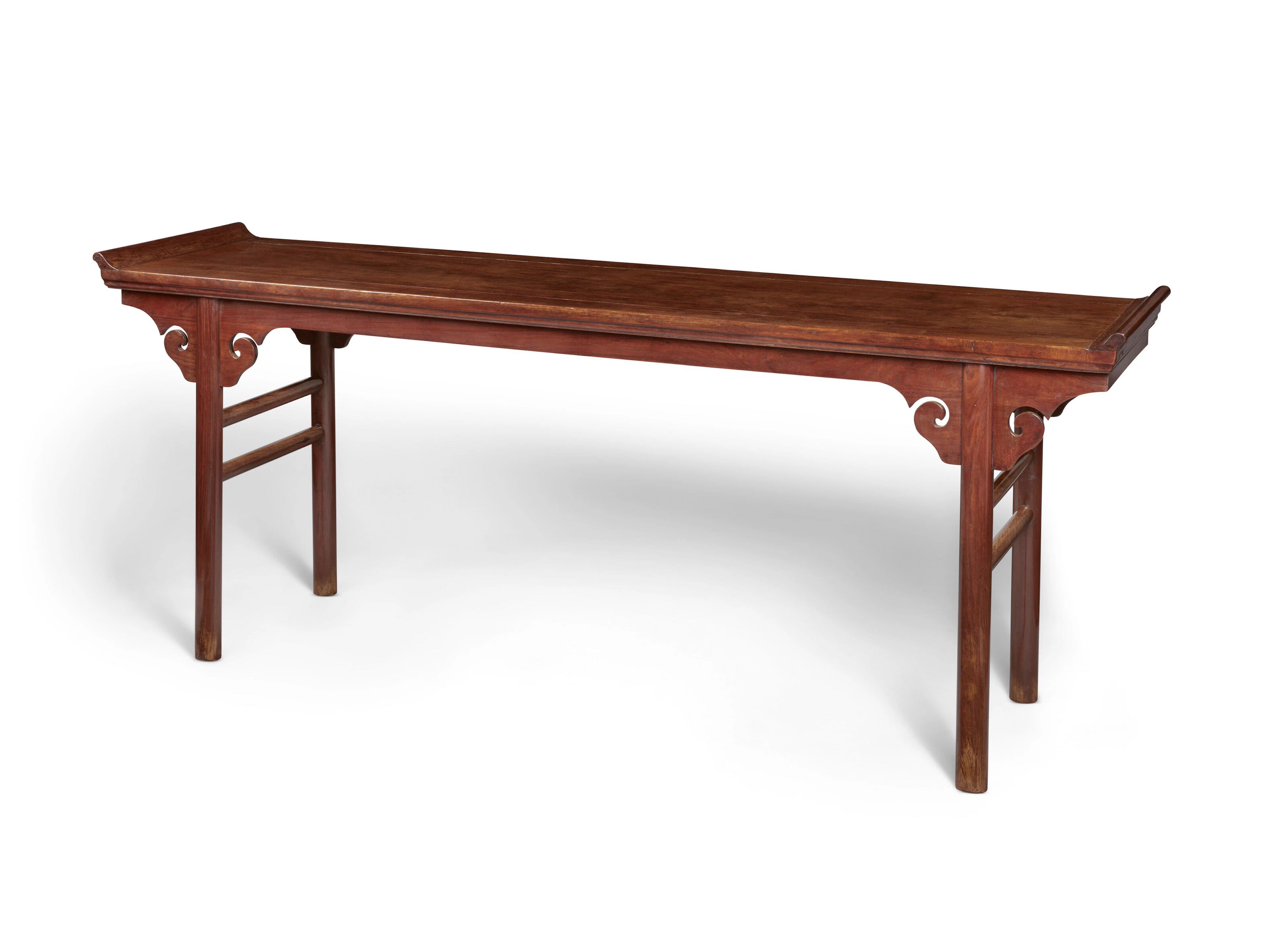 A Rare Huanghuali Recessed-Leg Table