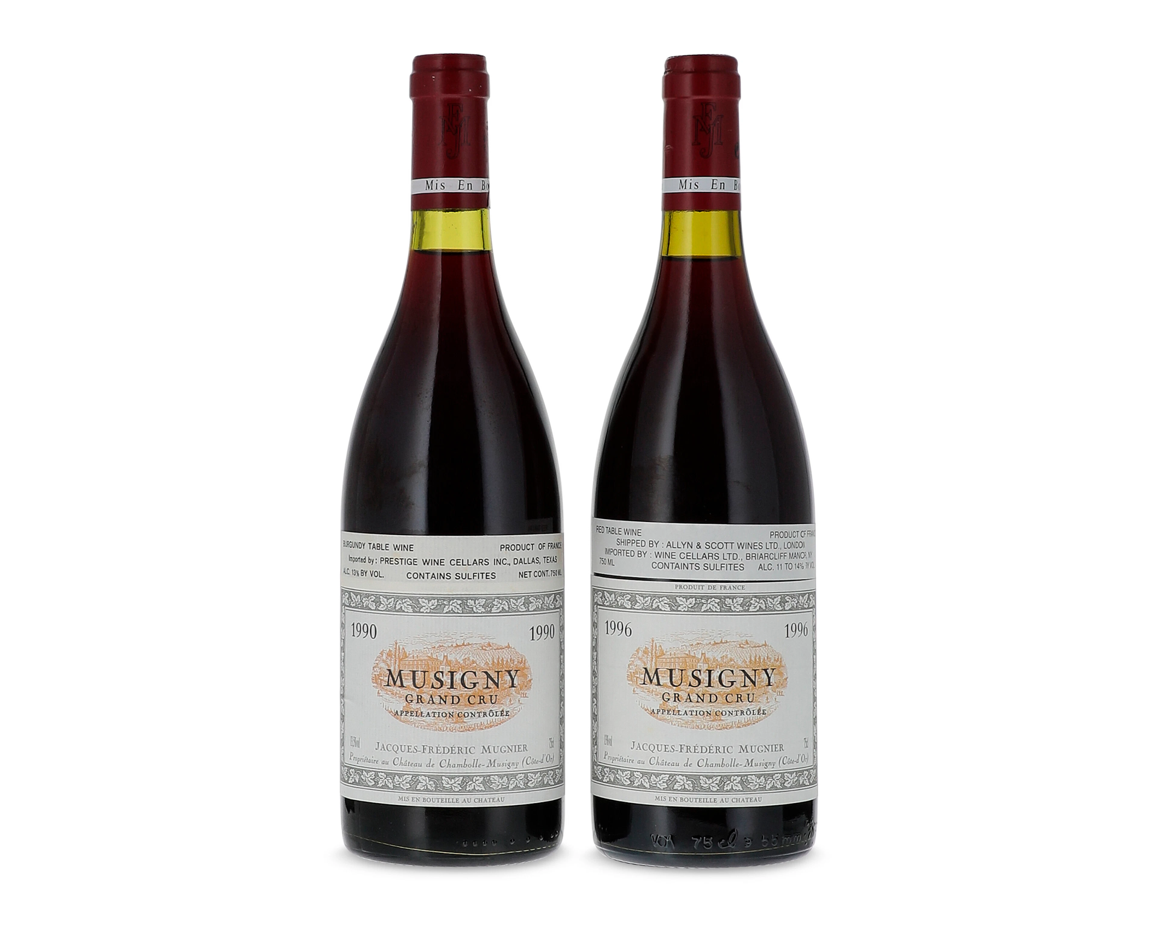 Mixed 1990 & 1996 Jacques-Frédéric Mugnier, Musigny