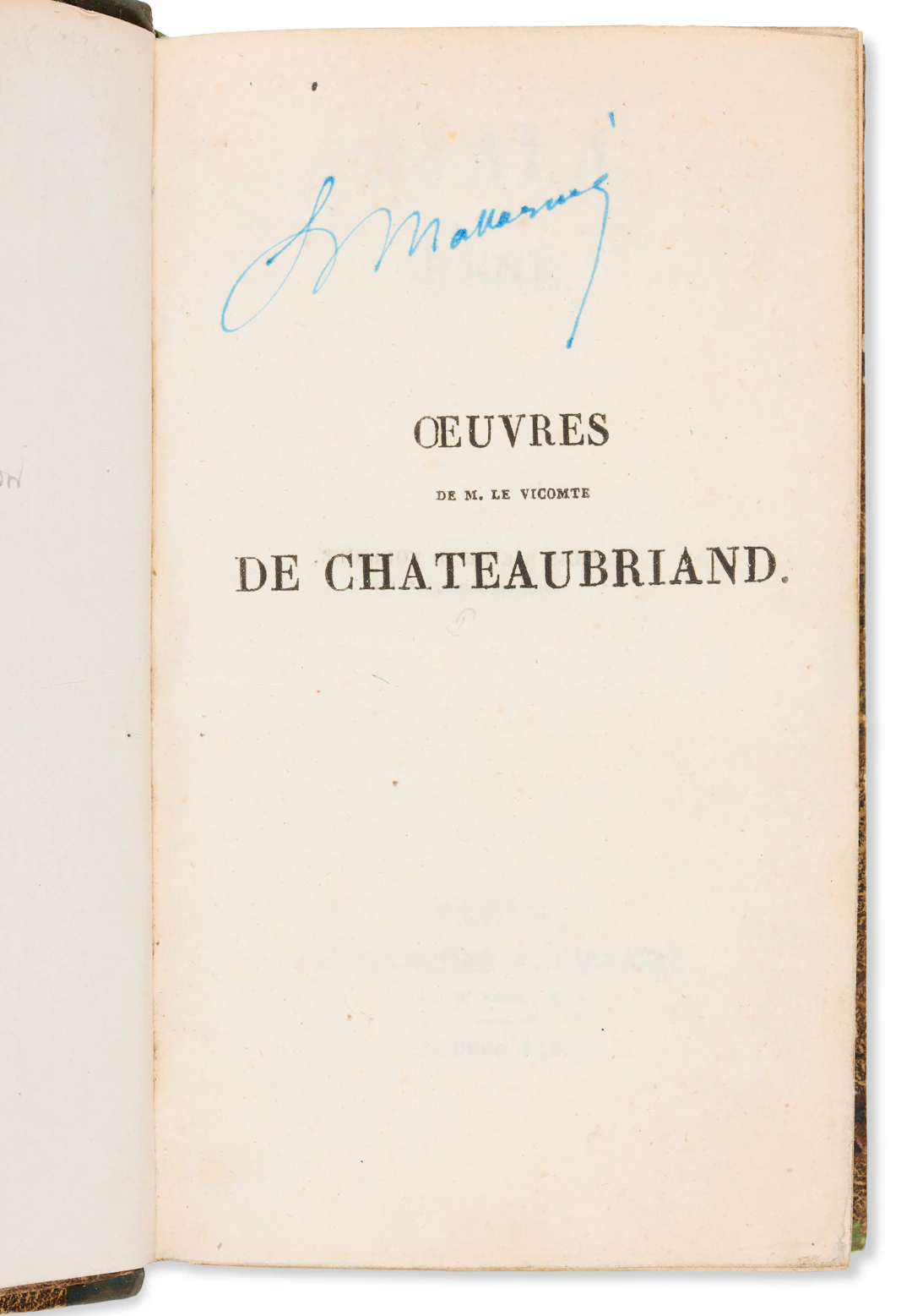 Chateaubriand, François-René De (1768-1848)