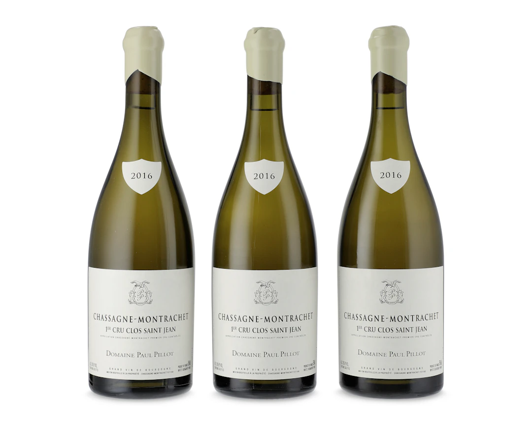 Mixed 2014 & 2016 Domaine Paul Pillot, Chassagne-Montrachet, Clos Saint-Jean