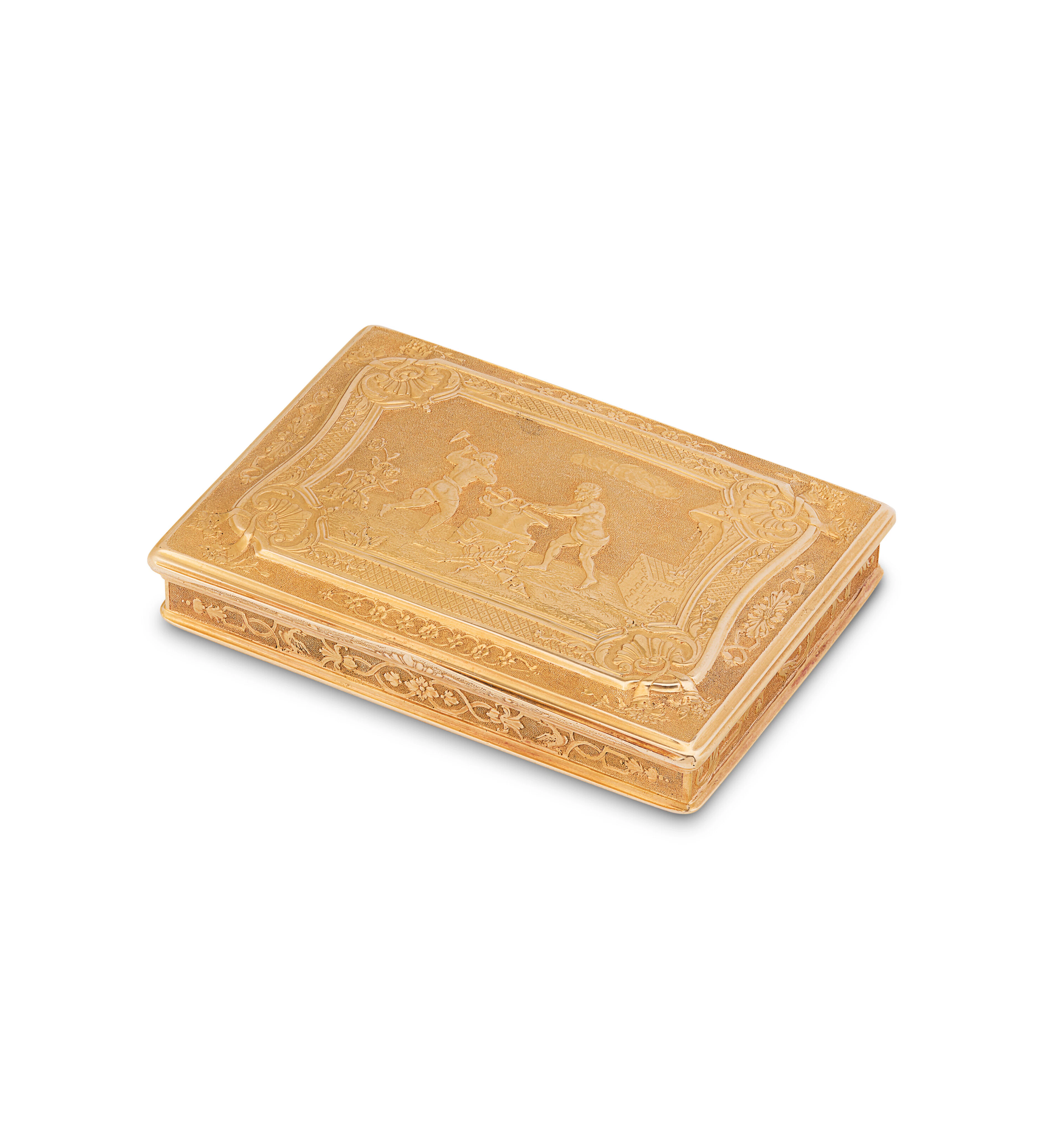 Tabatière En or D'époque George Ii