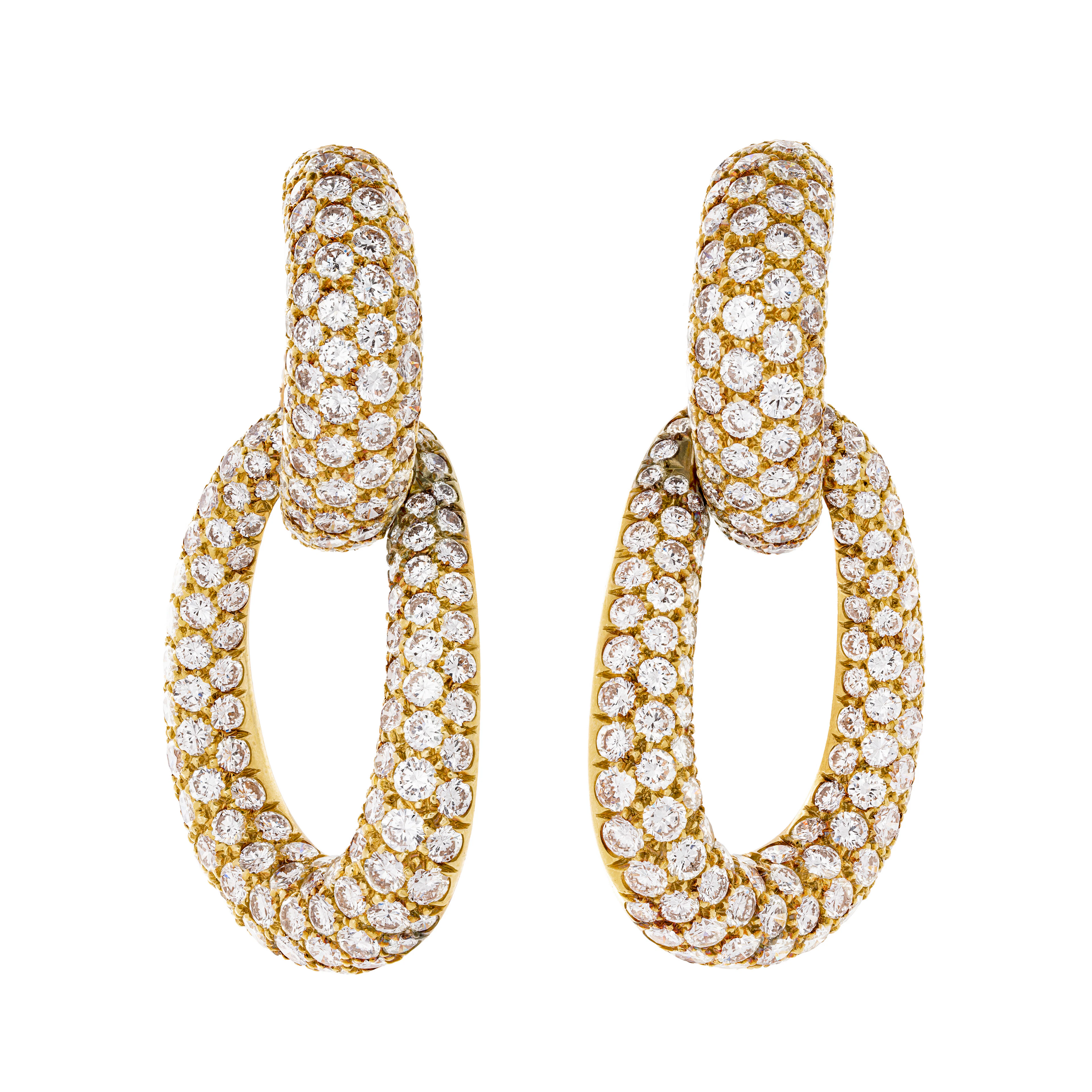 Van Cleef & Arpels Pair of Diamond Earrings