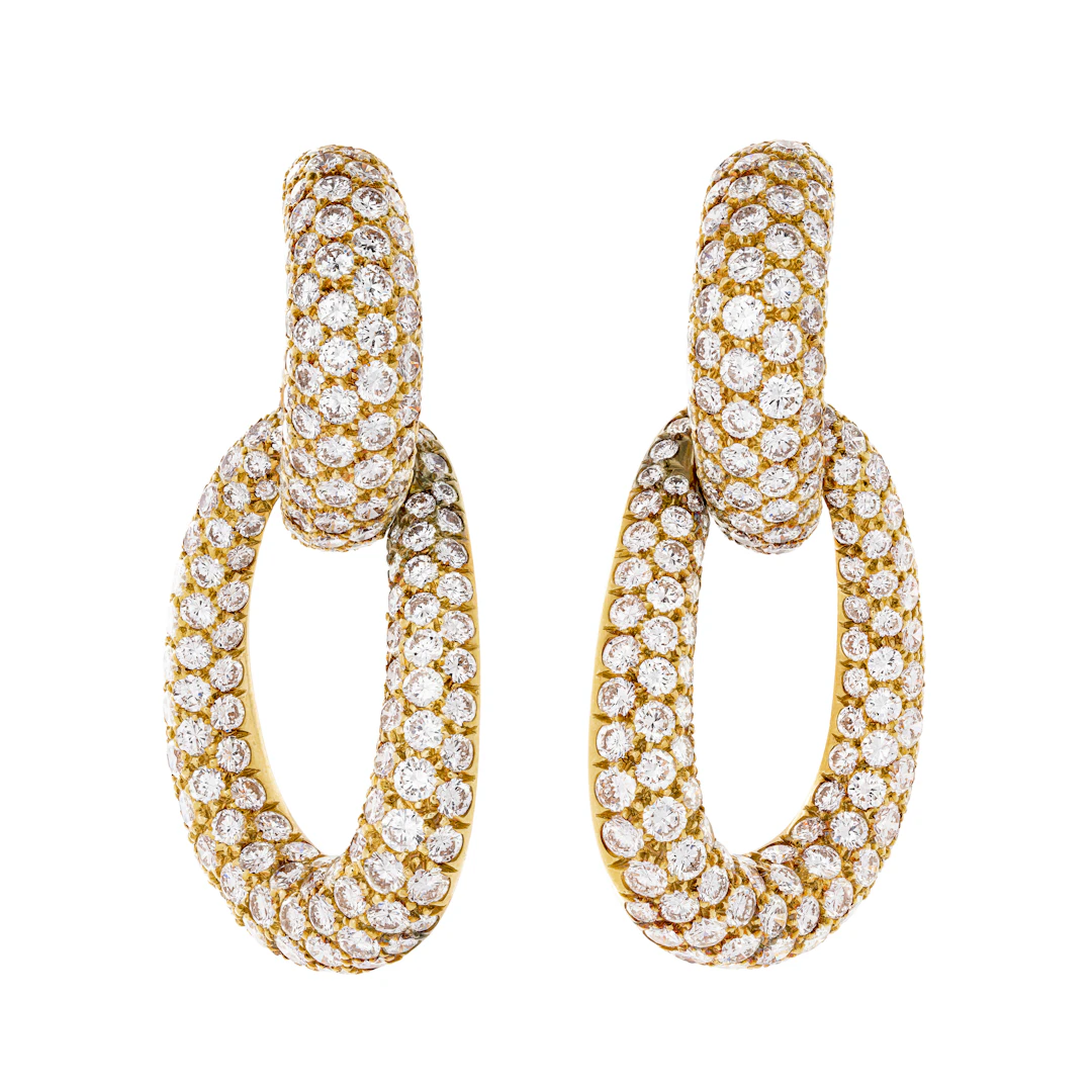 Van Cleef & Arpels Pair of Diamond Earrings