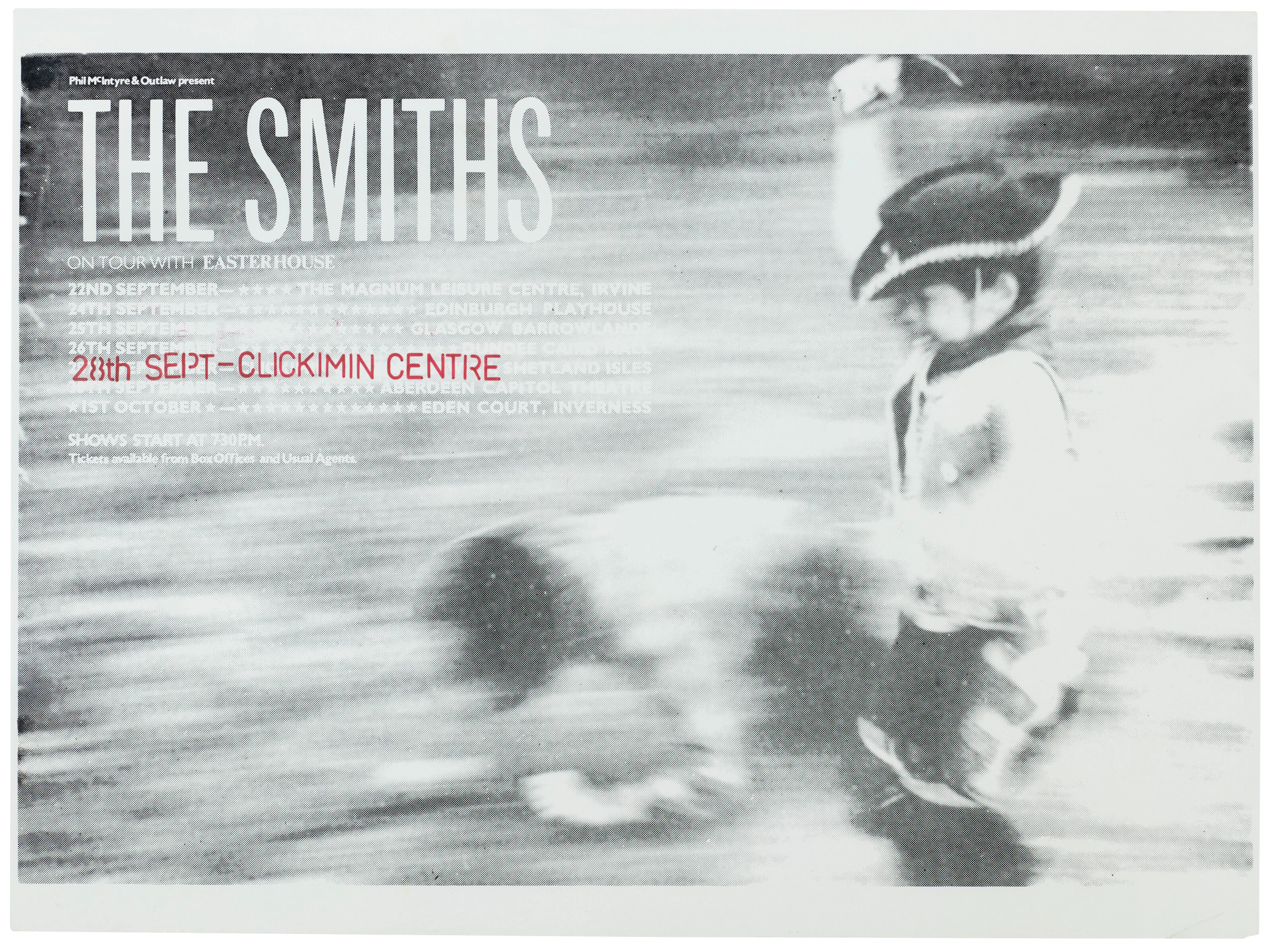 The Smiths: a Uk Concert Poster, 1985