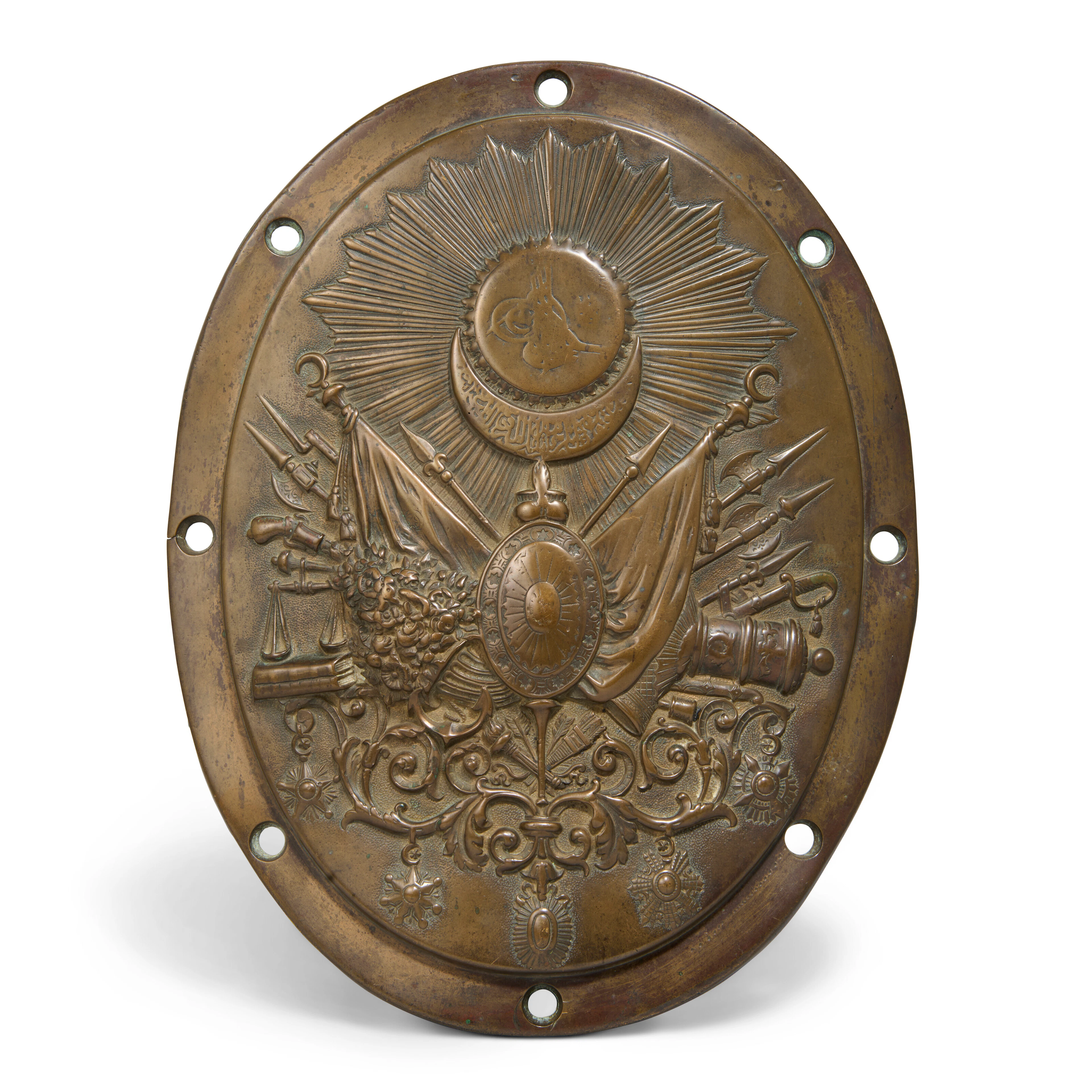 A Bronze Plaque from a Cannon