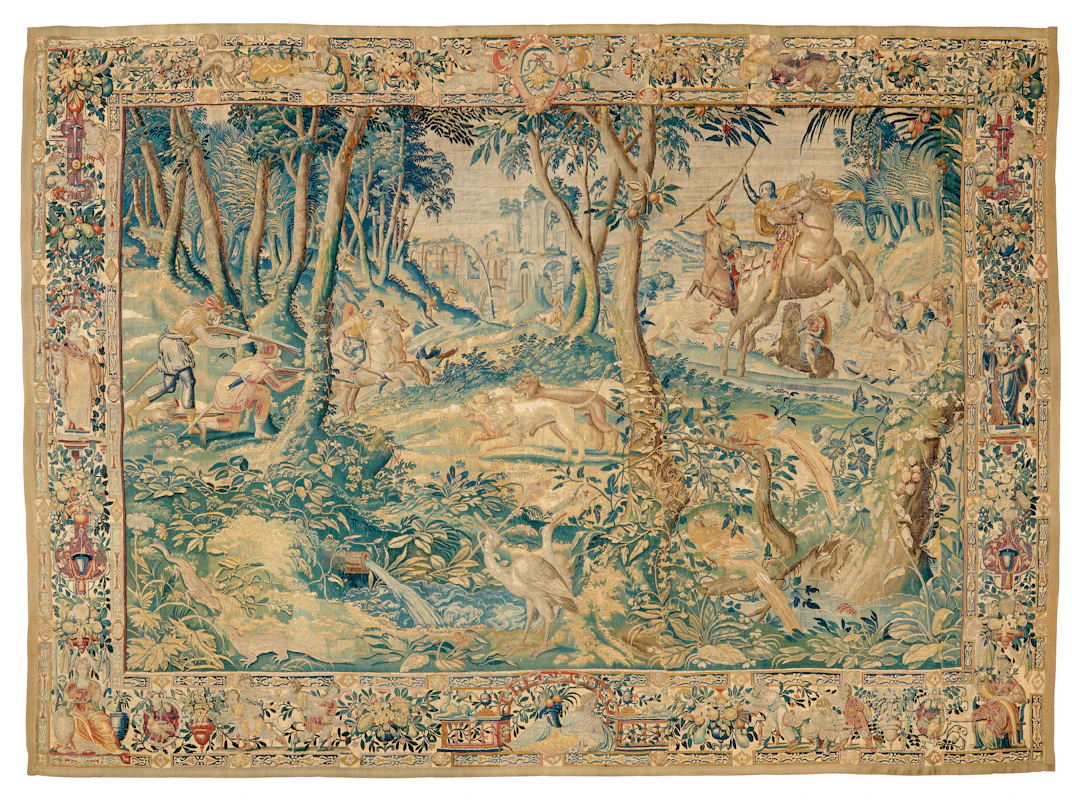 A Flemish Game-Park Tapestry