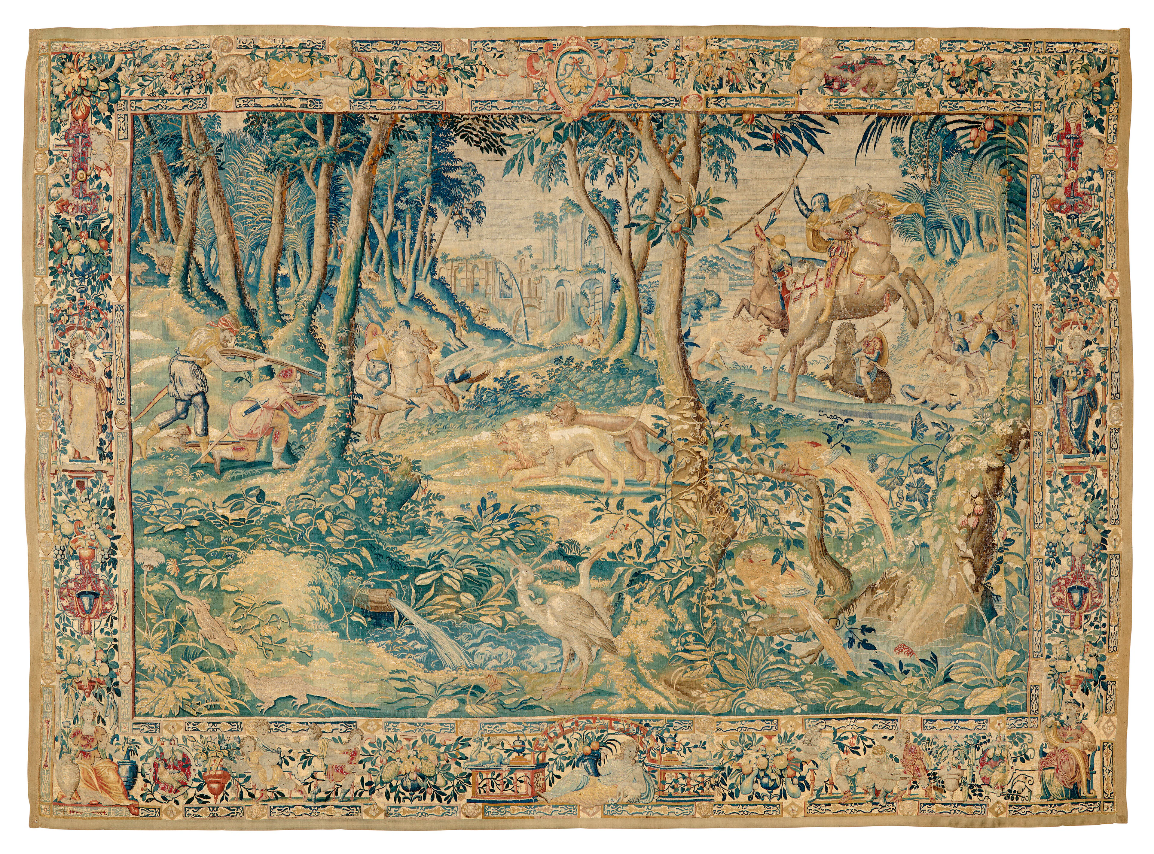 A Flemish Game-Park Tapestry