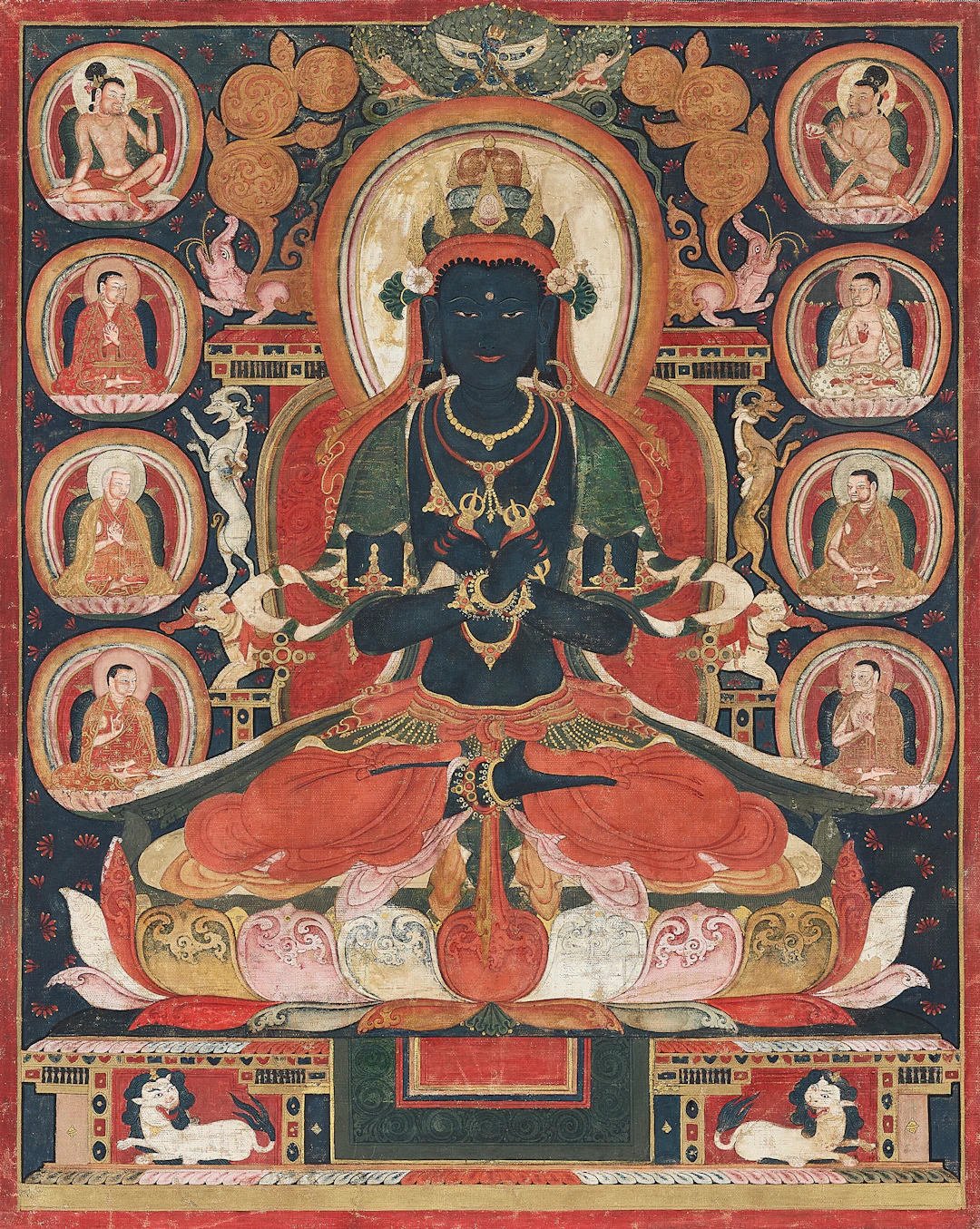 A Thangka of Vajradhara