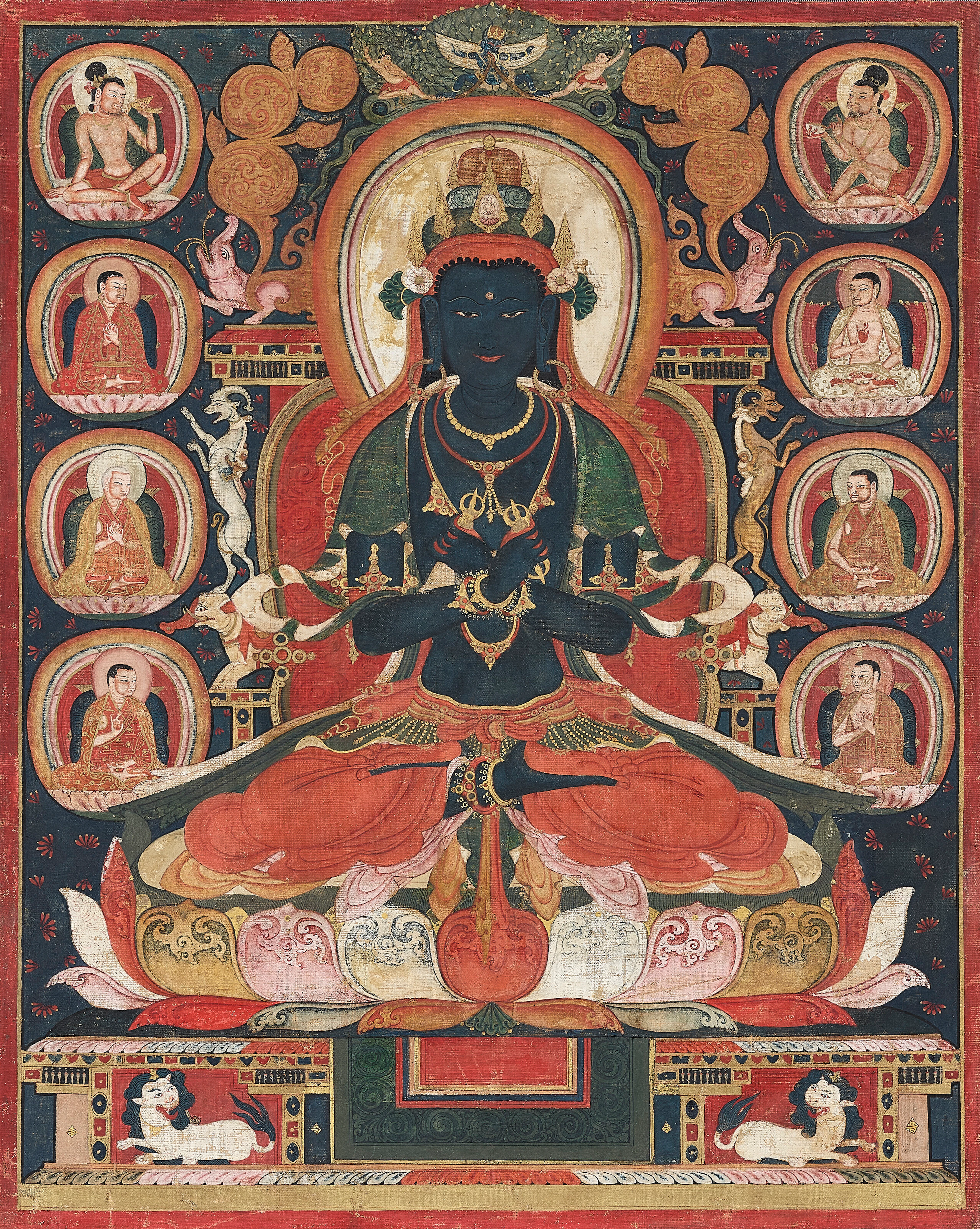 A Thangka of Vajradhara