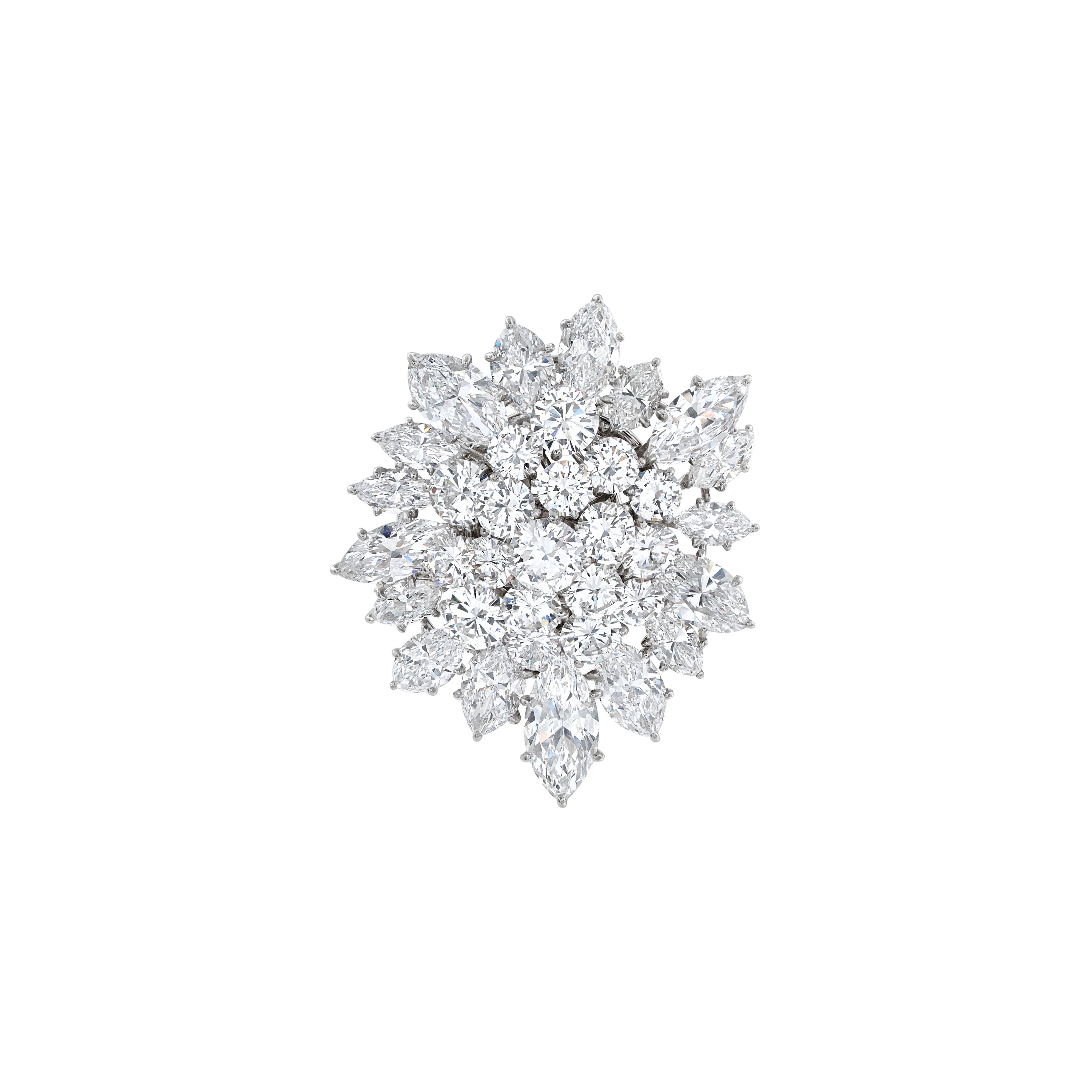 Van Cleef & Arpels Diamond Brooch / Pendant