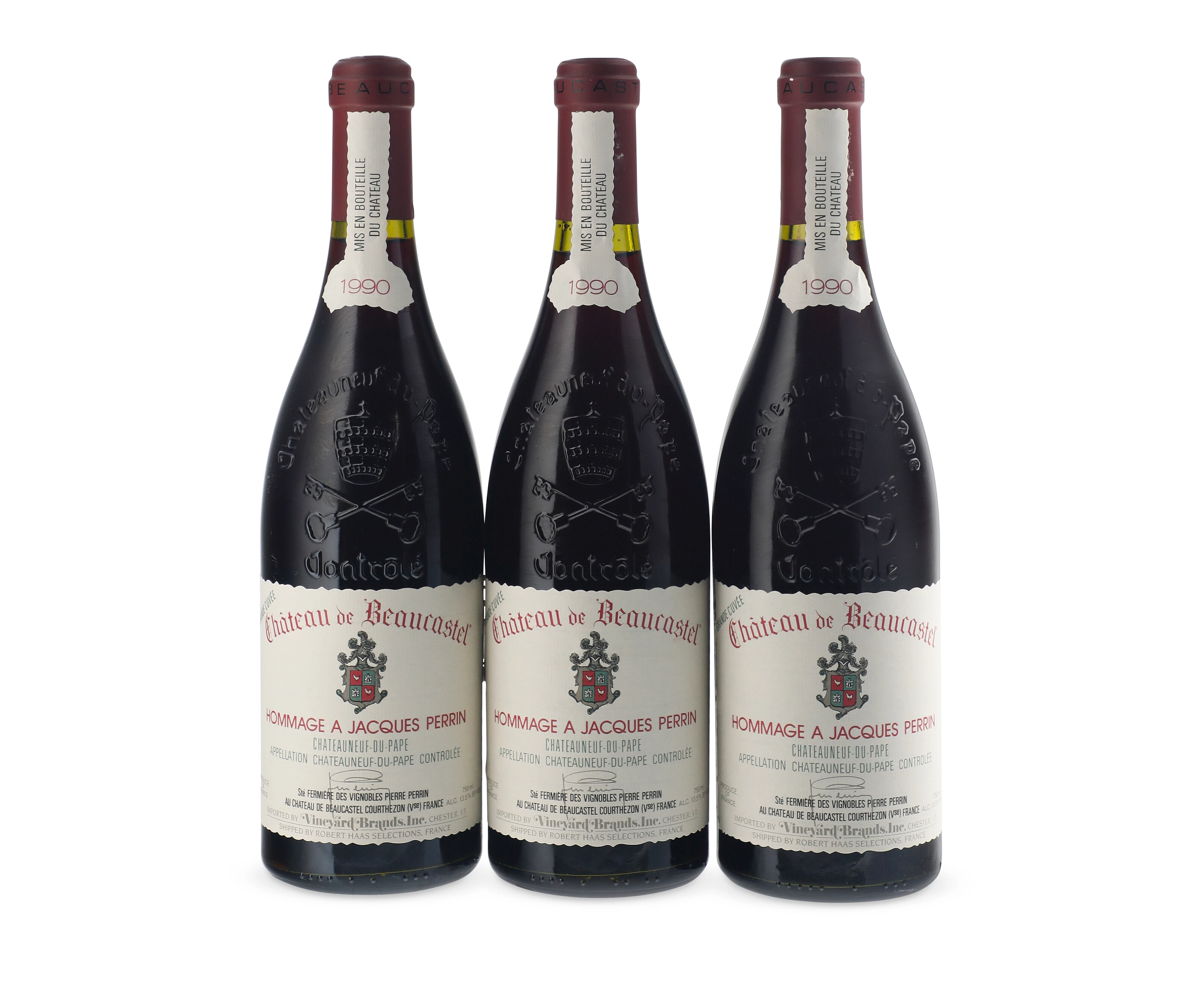 Château De Beaucastel, Châteauneuf-Du-Pape Hommage À Jacques Perrin 1990
