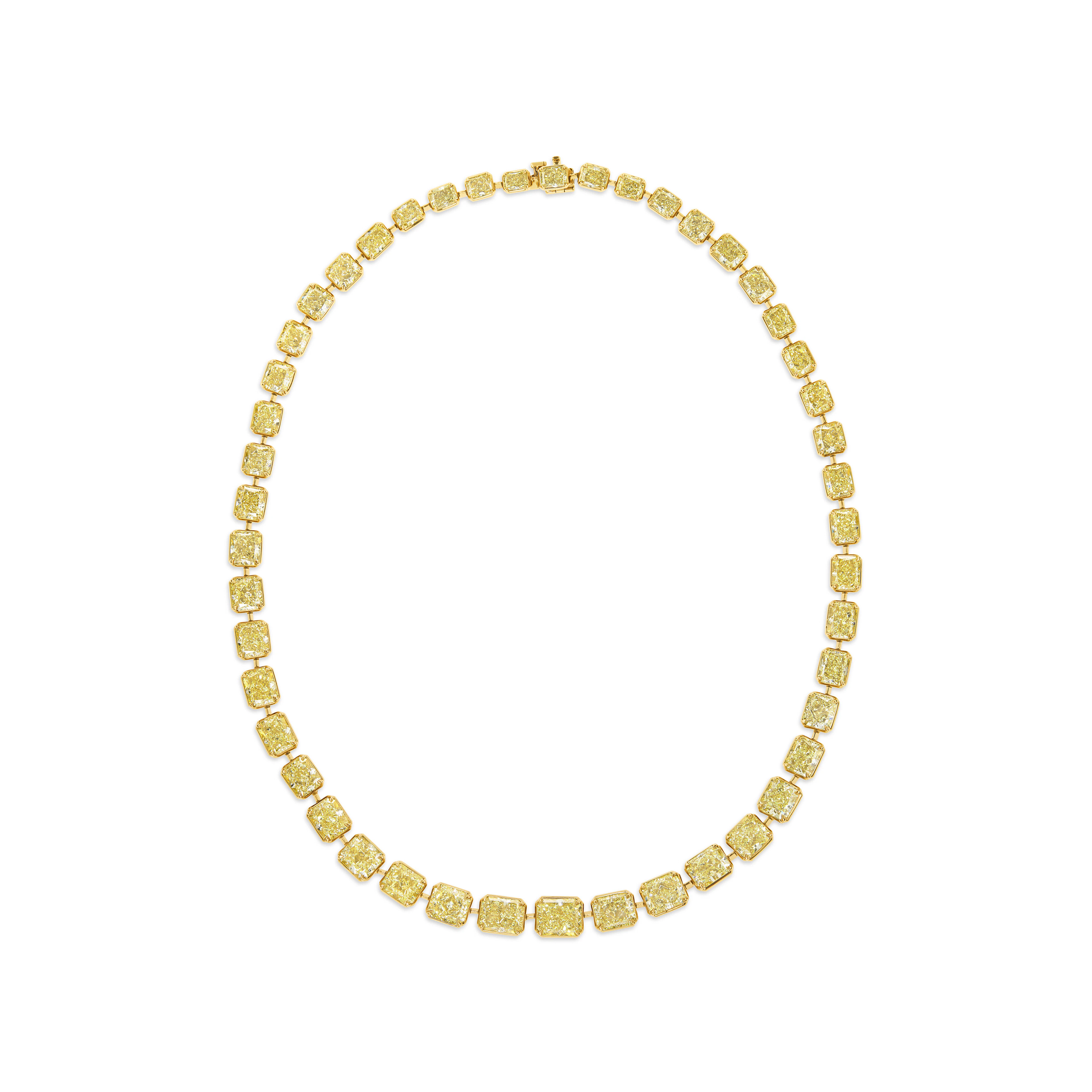 Colored Diamond Necklace