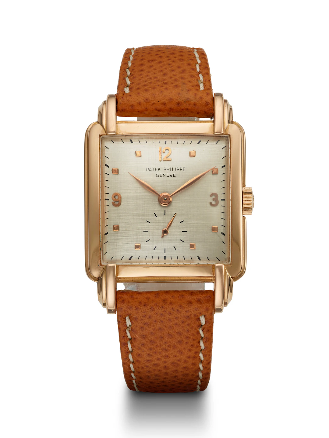 Patek Philippe, Pink Gold Square Wristwatch, Ref. 2437
