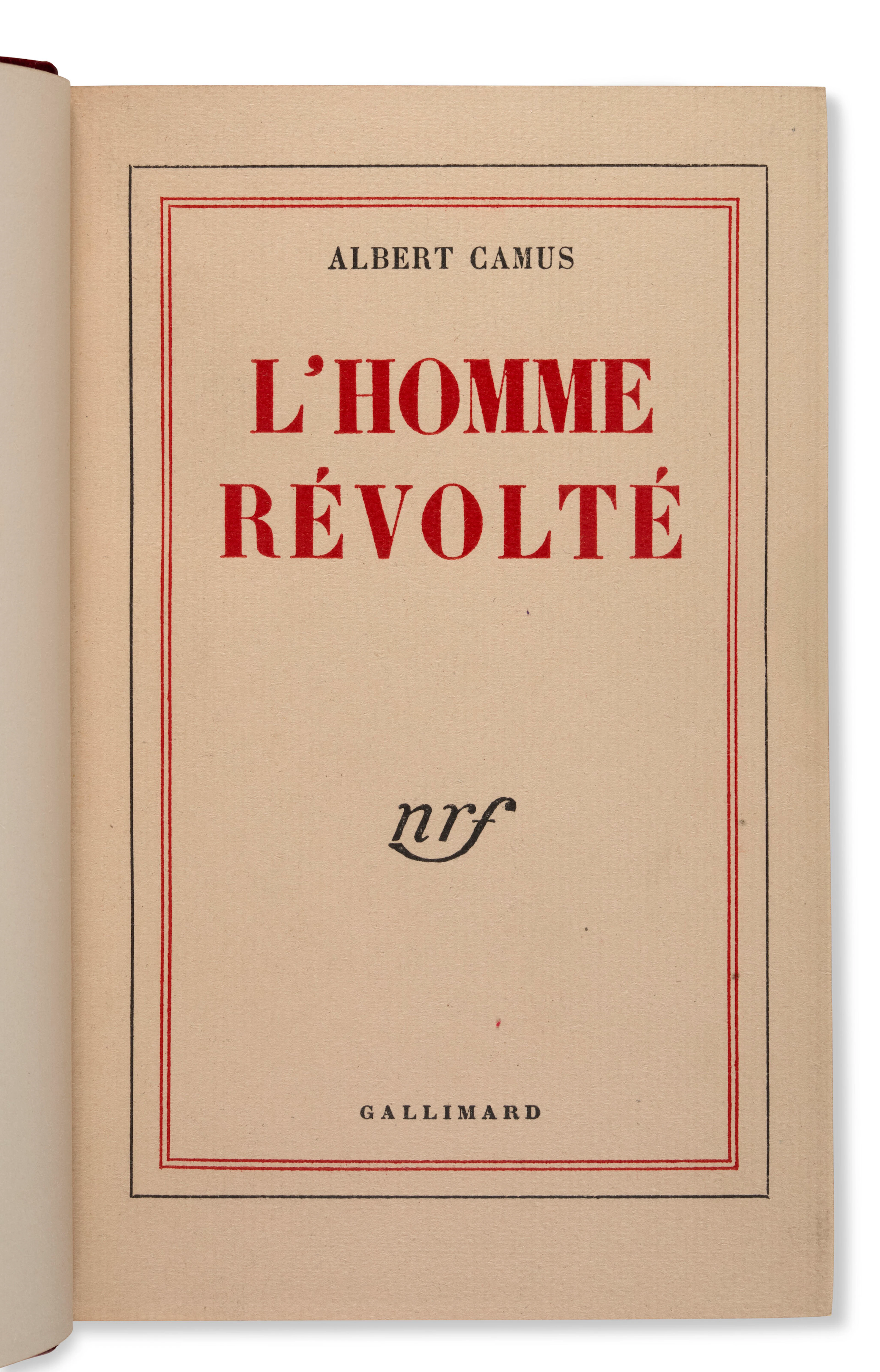 Camus, Albert (1913-1960)