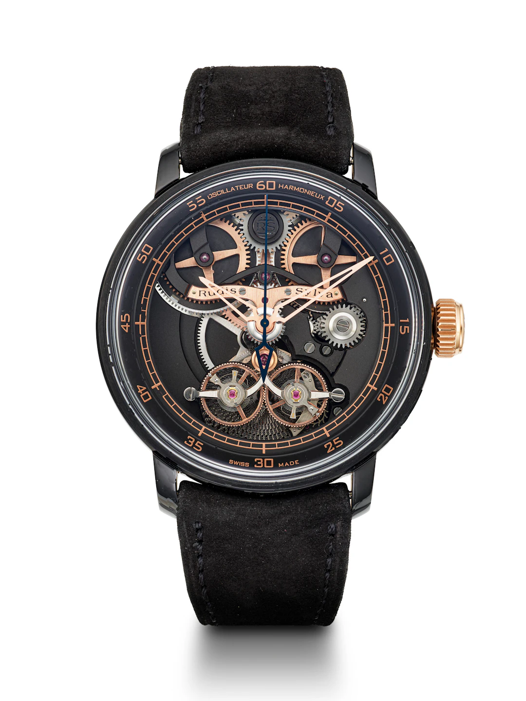 Rudis Sylva, Limited Edition Black Pvd-Coated Titanium 'Rs23 Oscillateur