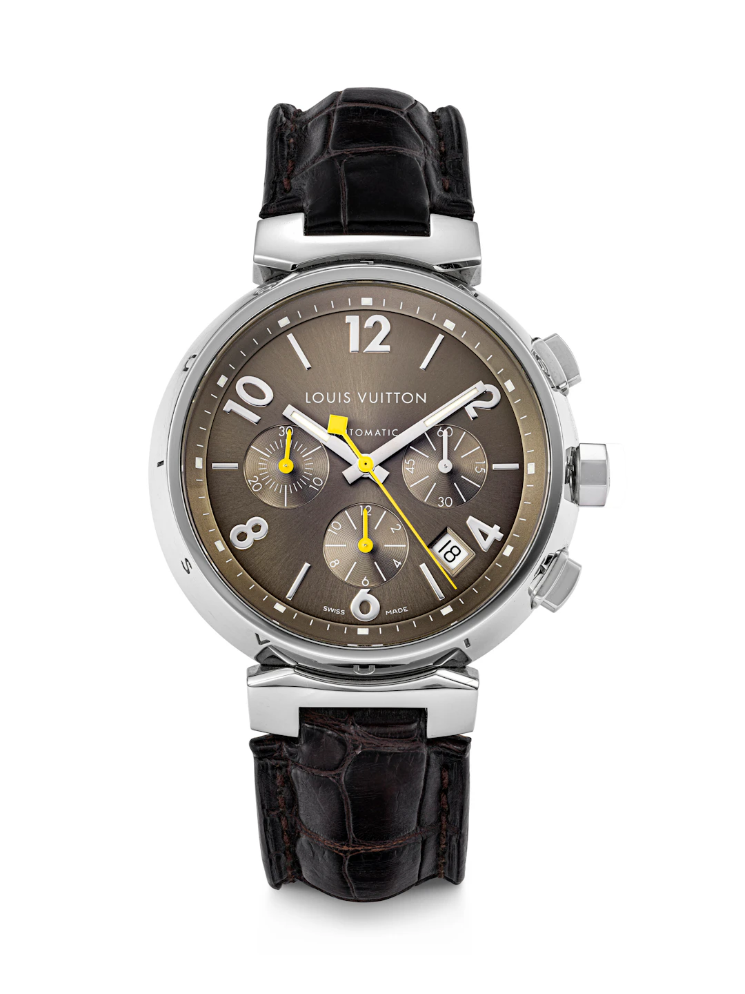 Louis Vuitton, Stainless Steel Tambour Chronograph, Ref.q1122