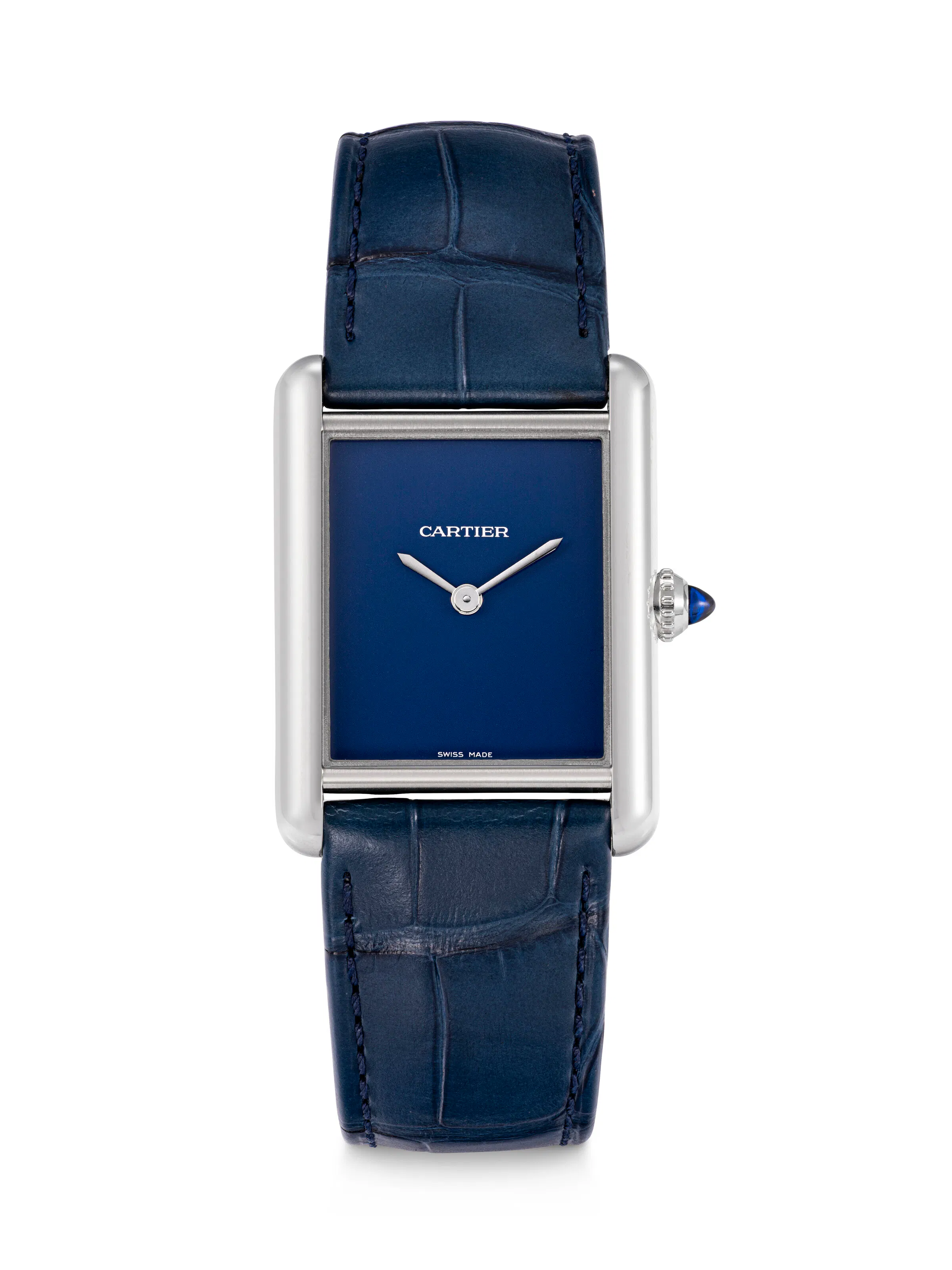 Cartier, Stainless Steel Tank Must