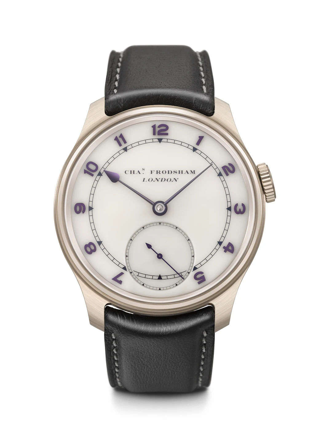 Charles Frodsham. A Very Rare and Important 18K White Gold Wristwatch