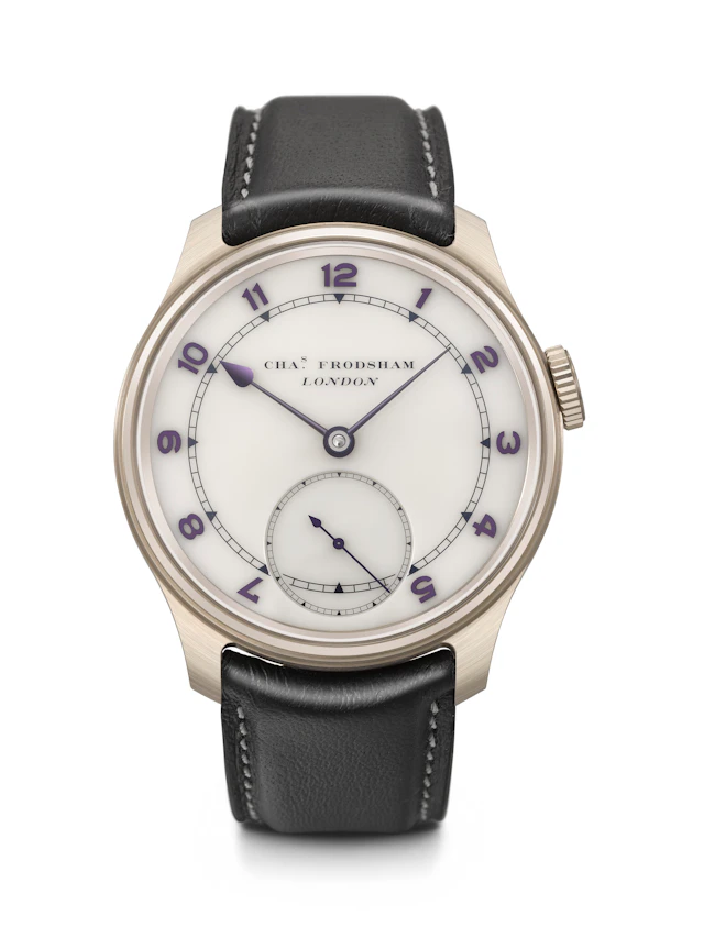 Charles Frodsham. A Very Rare and Important 18K White Gold Wristwatch