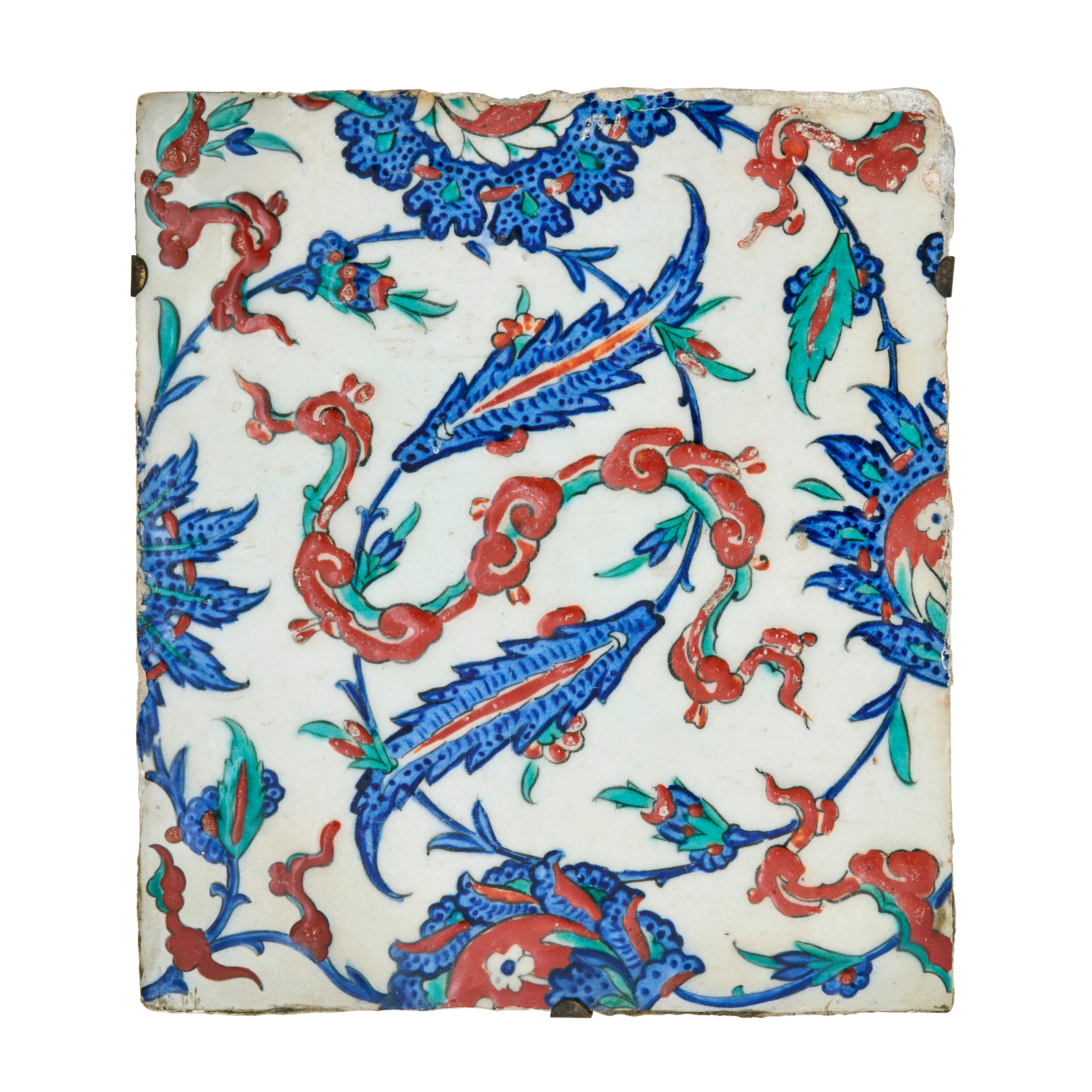 An Iznik Pottery Tile