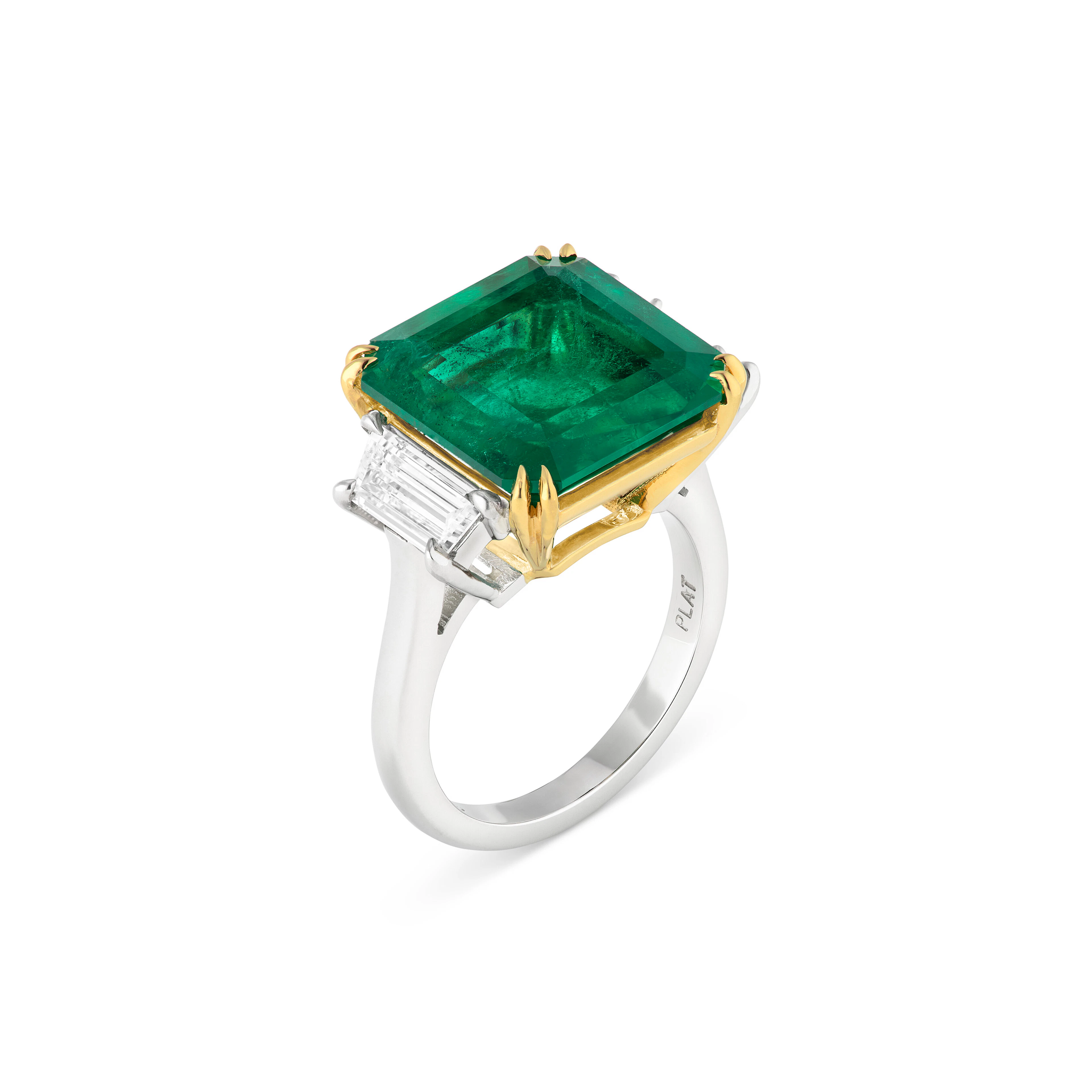 Emerald and Diamond Ring