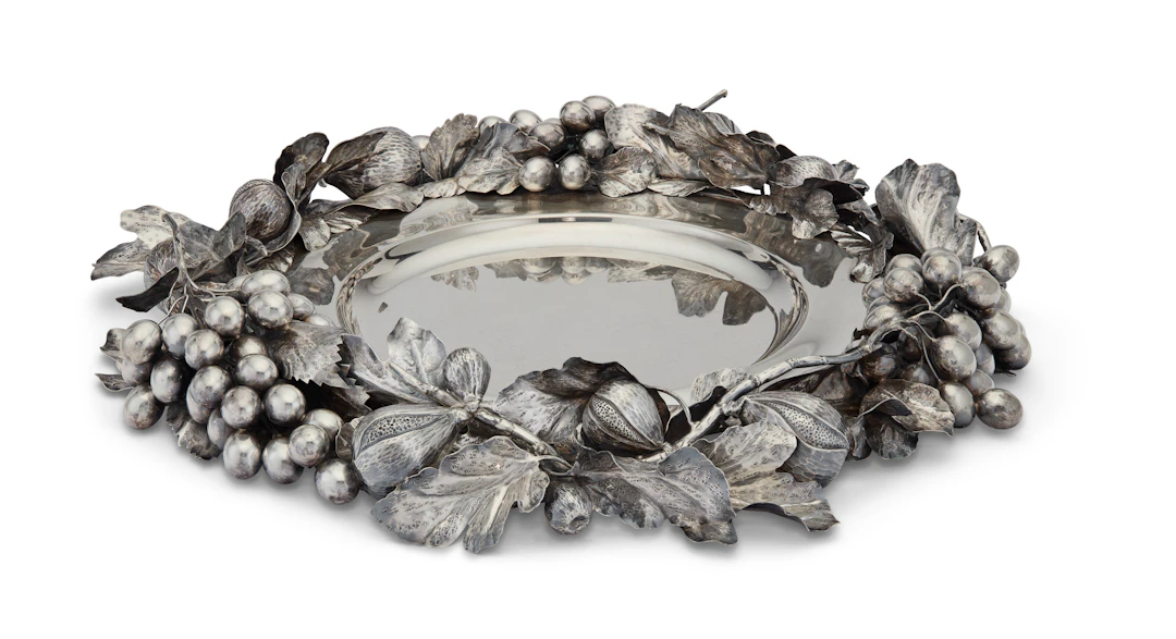 An Italian Silver Centerpiece Dish