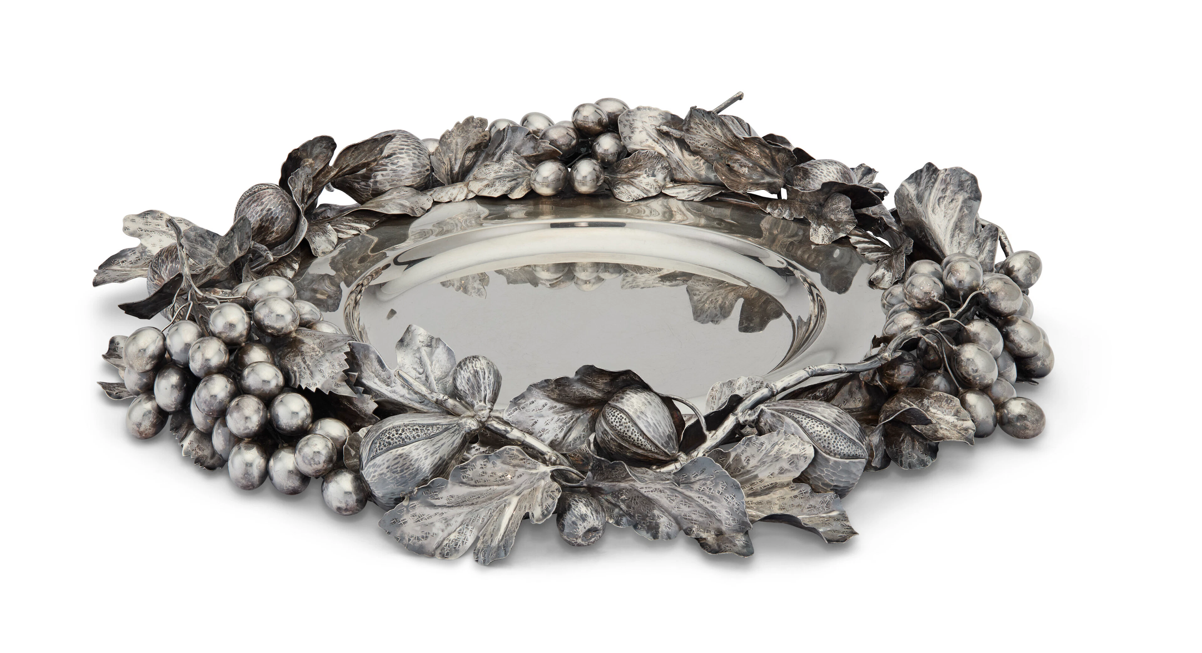 An Italian Silver Centerpiece Dish