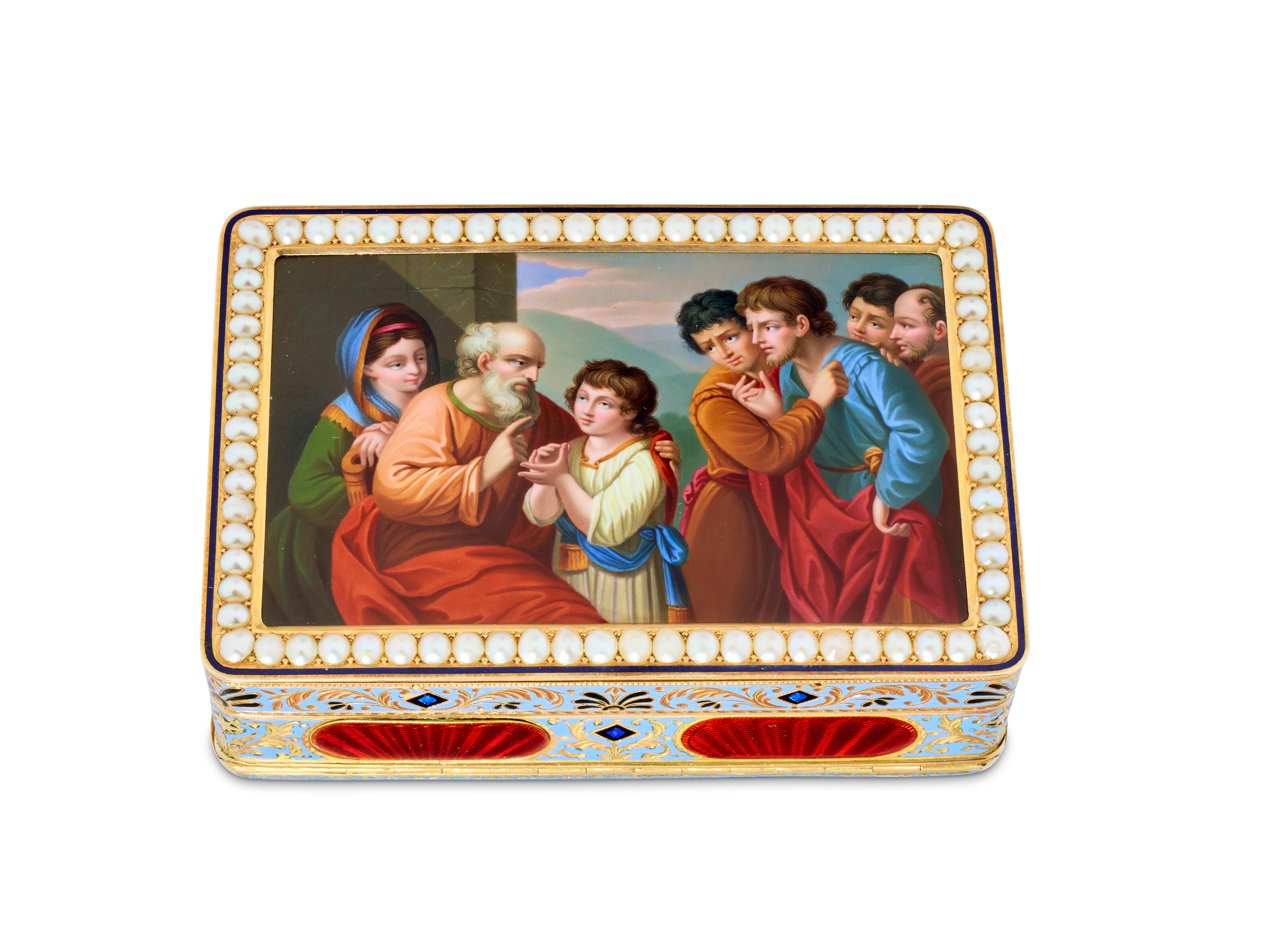 A Swiss Jewelled and Enamelled Gold Automaton and Musical...