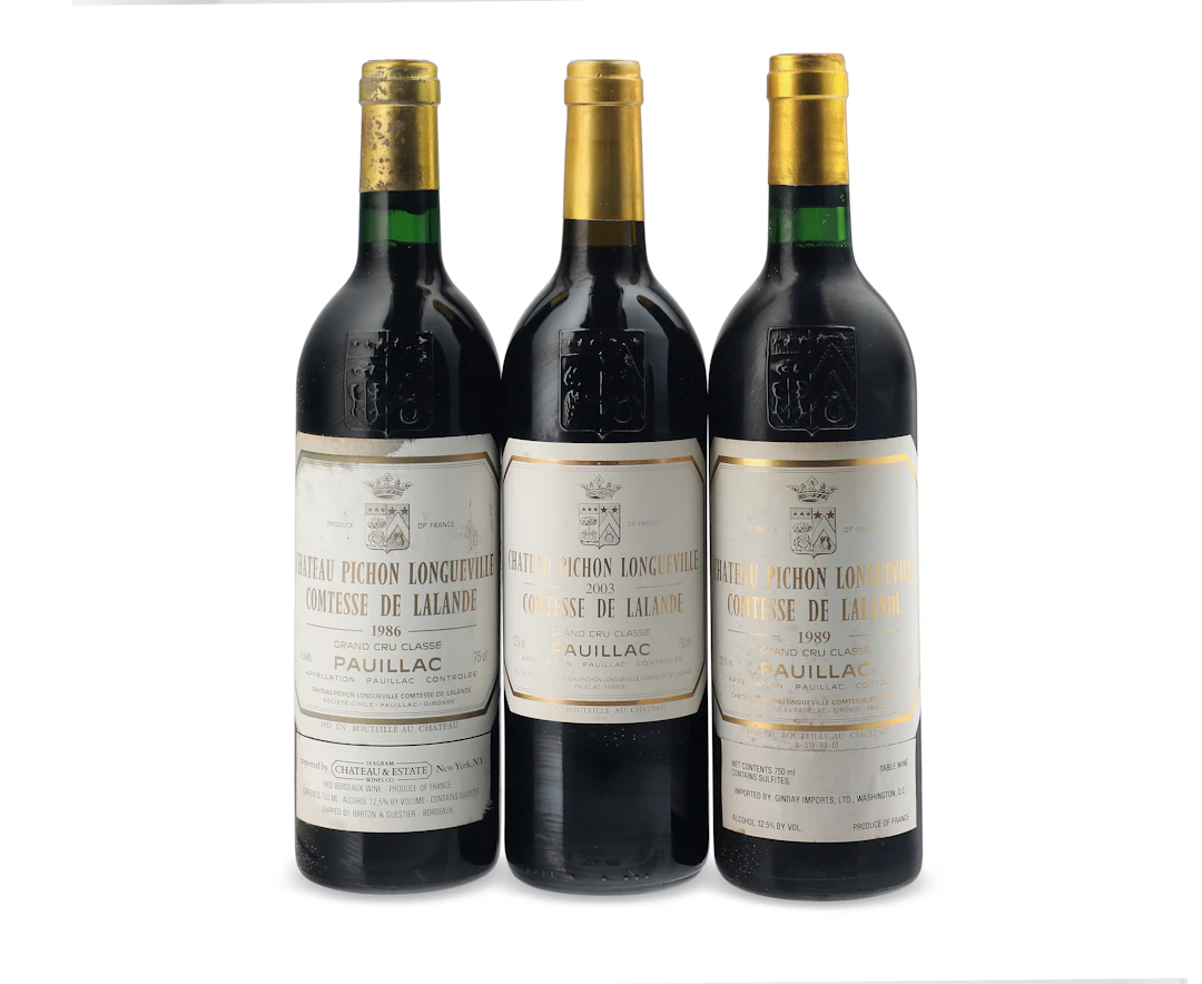Château Pichon Longueville, Comtesse De Lalande 'Vertical' 2003 - 1986