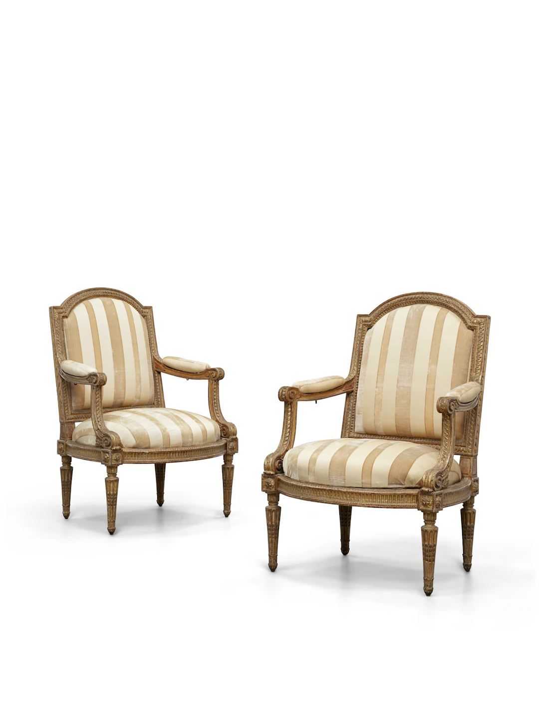 Paire De Fauteuils D'époque Louis Xvi