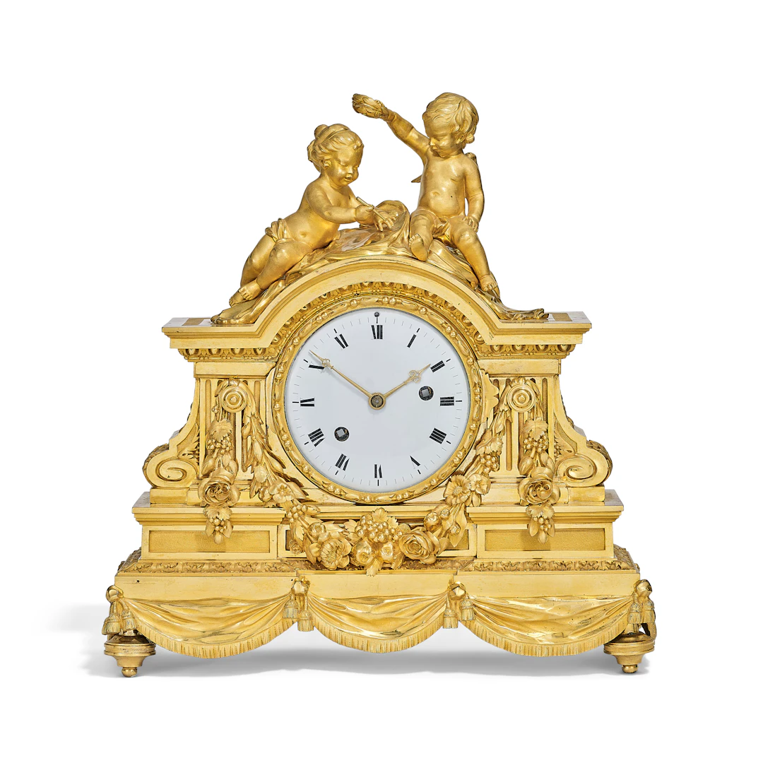 A Louis Xvi Ormolu Mantle Clock