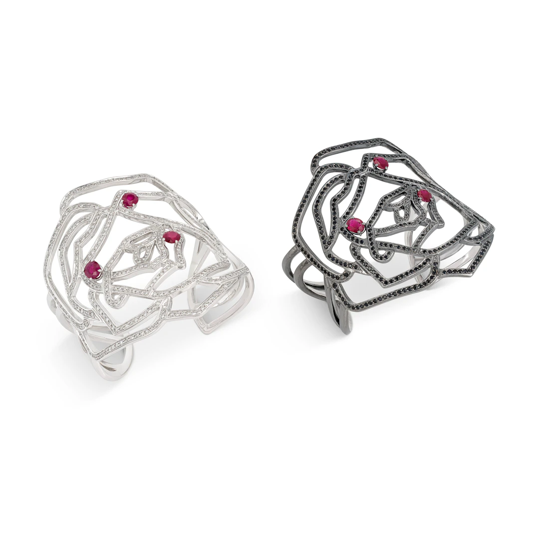 Gavello Pair of Multi-Gem Bangles