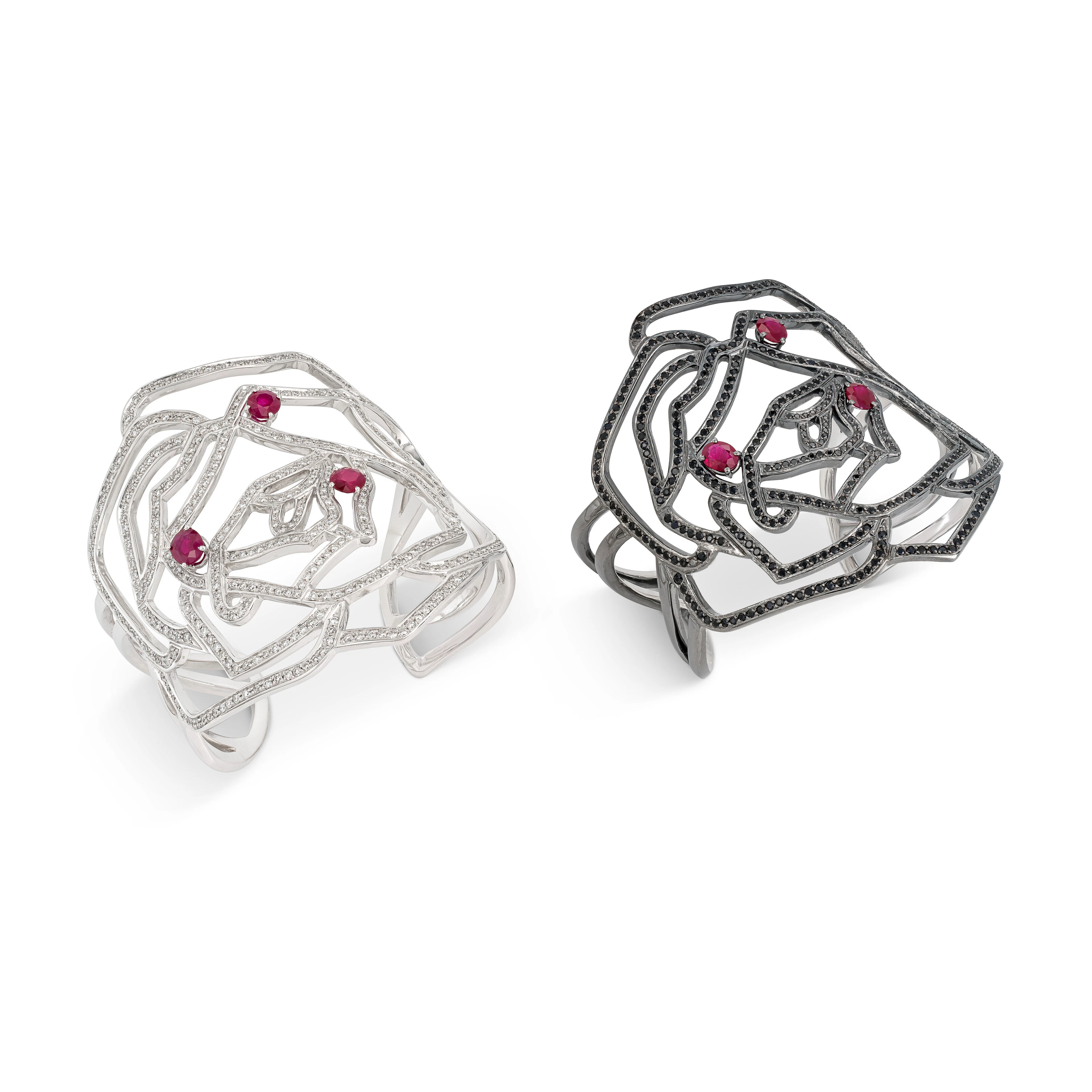 Gavello Pair of Multi-Gem Bangles