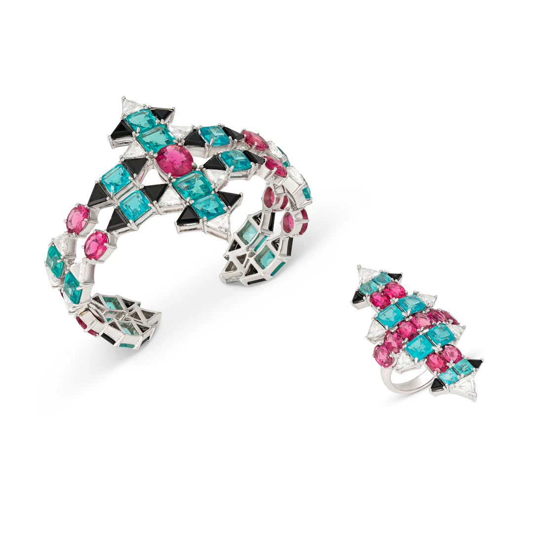 Nikos Koulis Set of Multi-Gem Jewellery