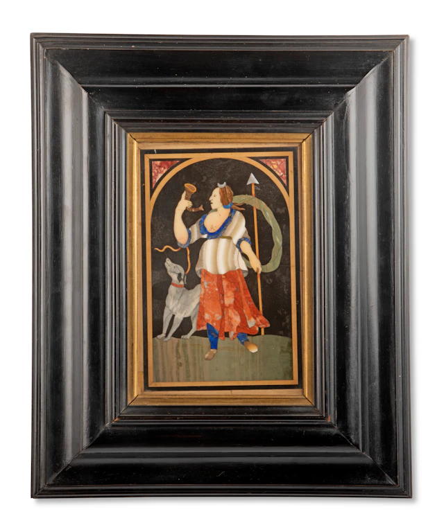 An Italian Pietra Dura Plaque
