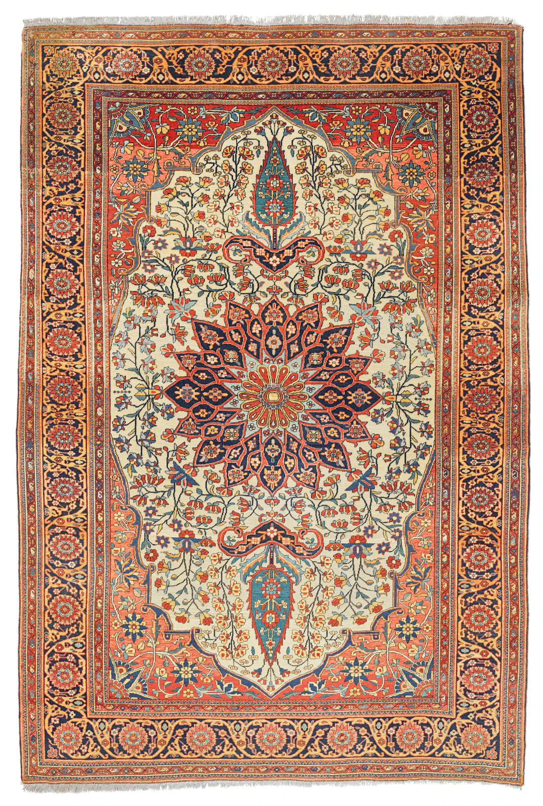 A Kashan 'Mohtasham' Rug