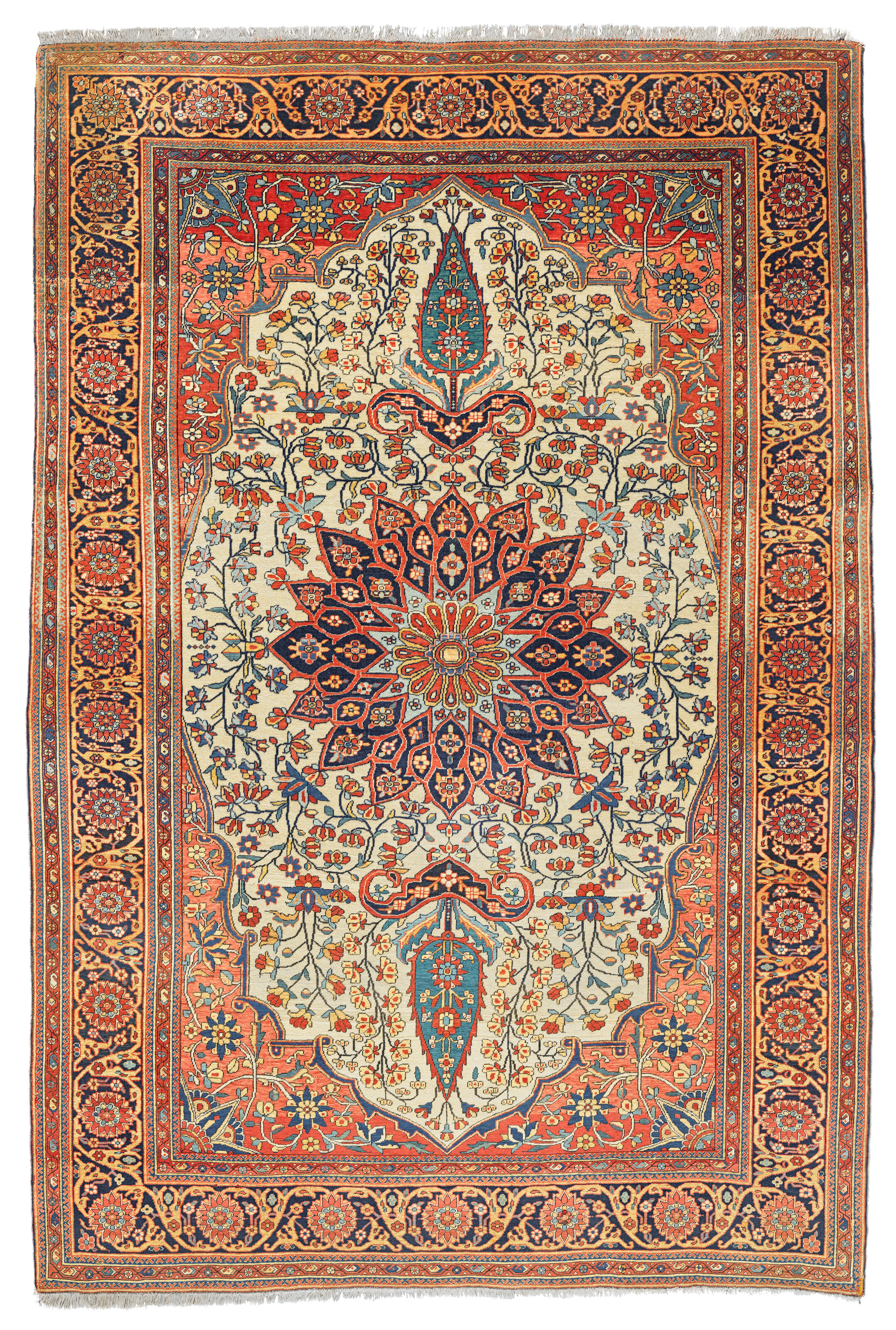 A Kashan 'Mohtasham' Rug
