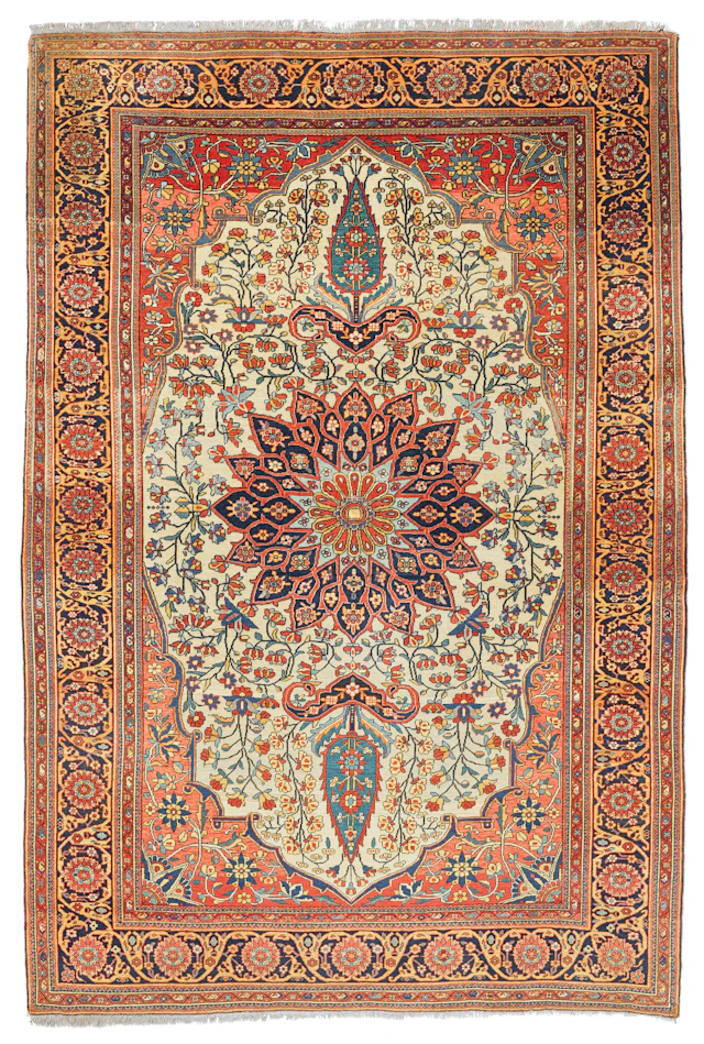 A Kashan 'Mohtasham' Rug