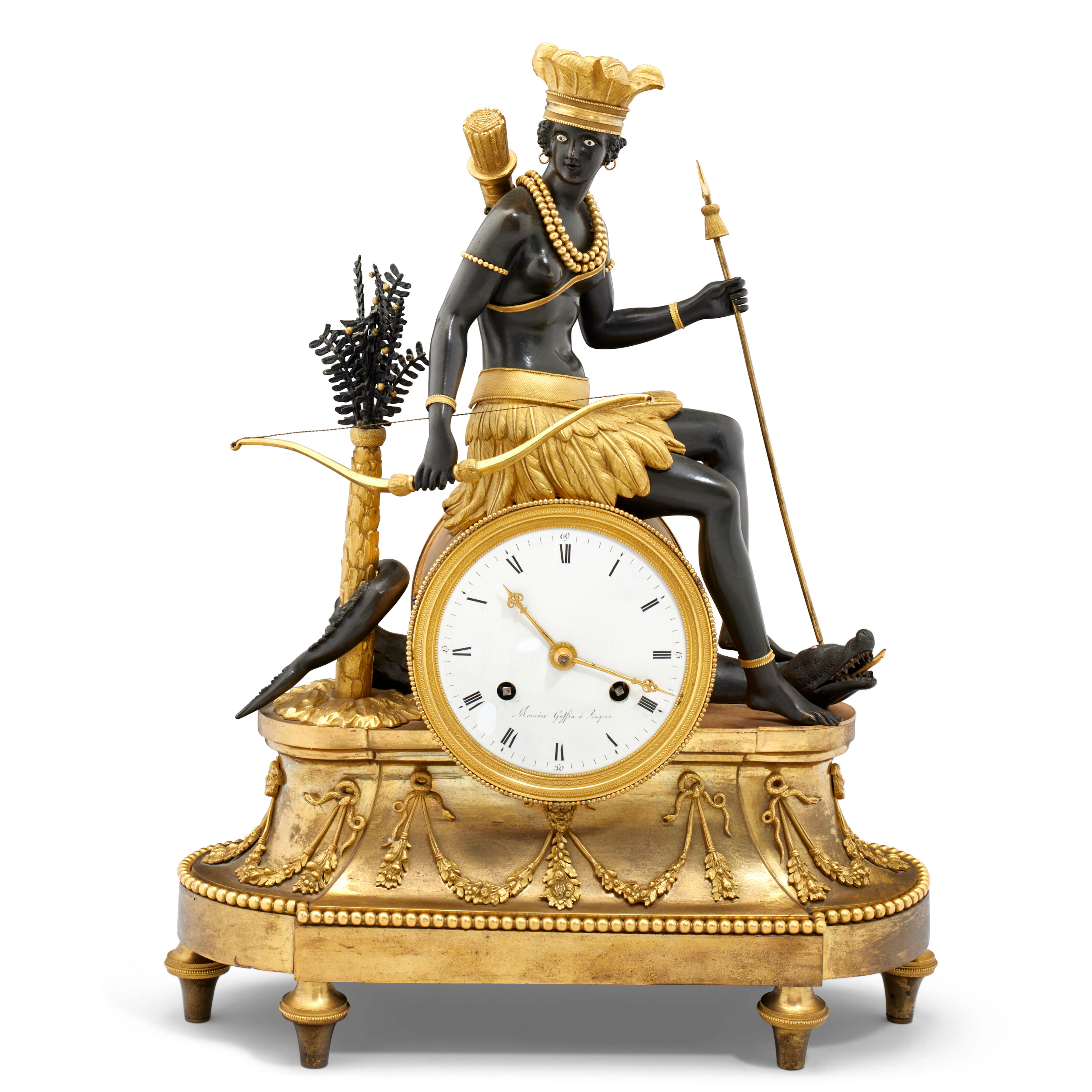 Pendule Dite 'À L'amérique' D'époque Directoire