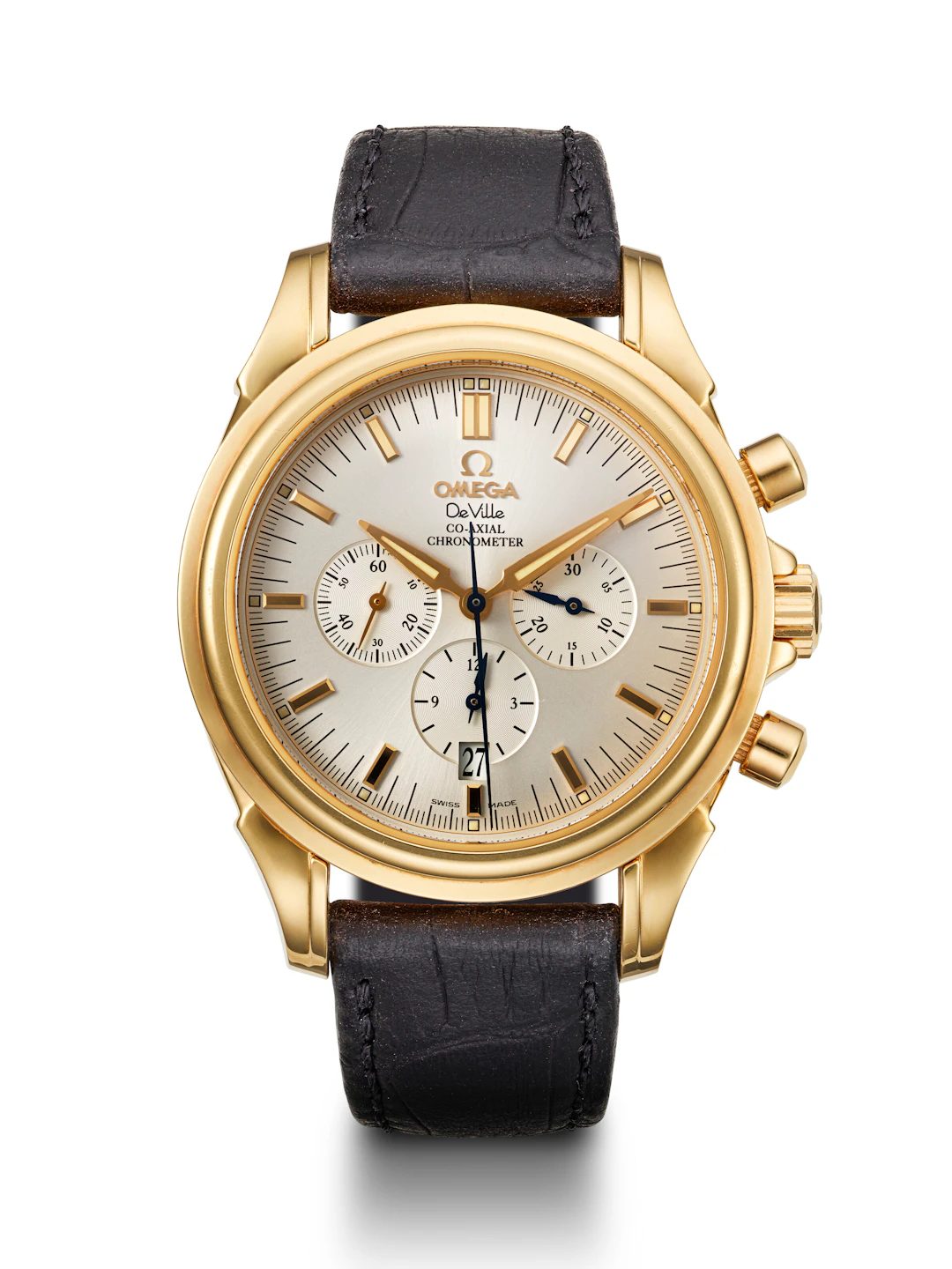 Omega, Yellow Gold 'De Ville' with Co-Axial Escapement, Ref. 4641.30.32