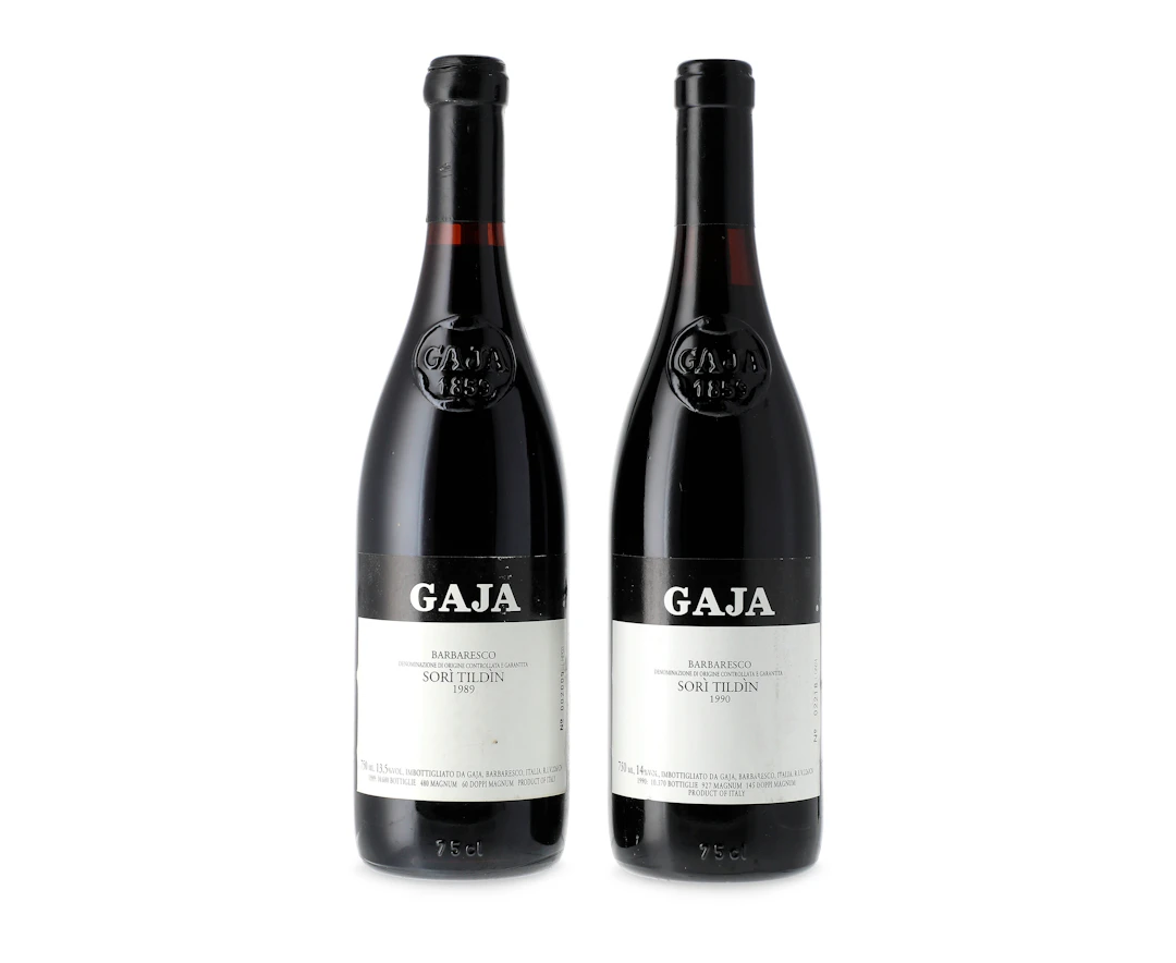 Mixed 1989 & 1990 Gaja, Barbaresco, Sori Tildin