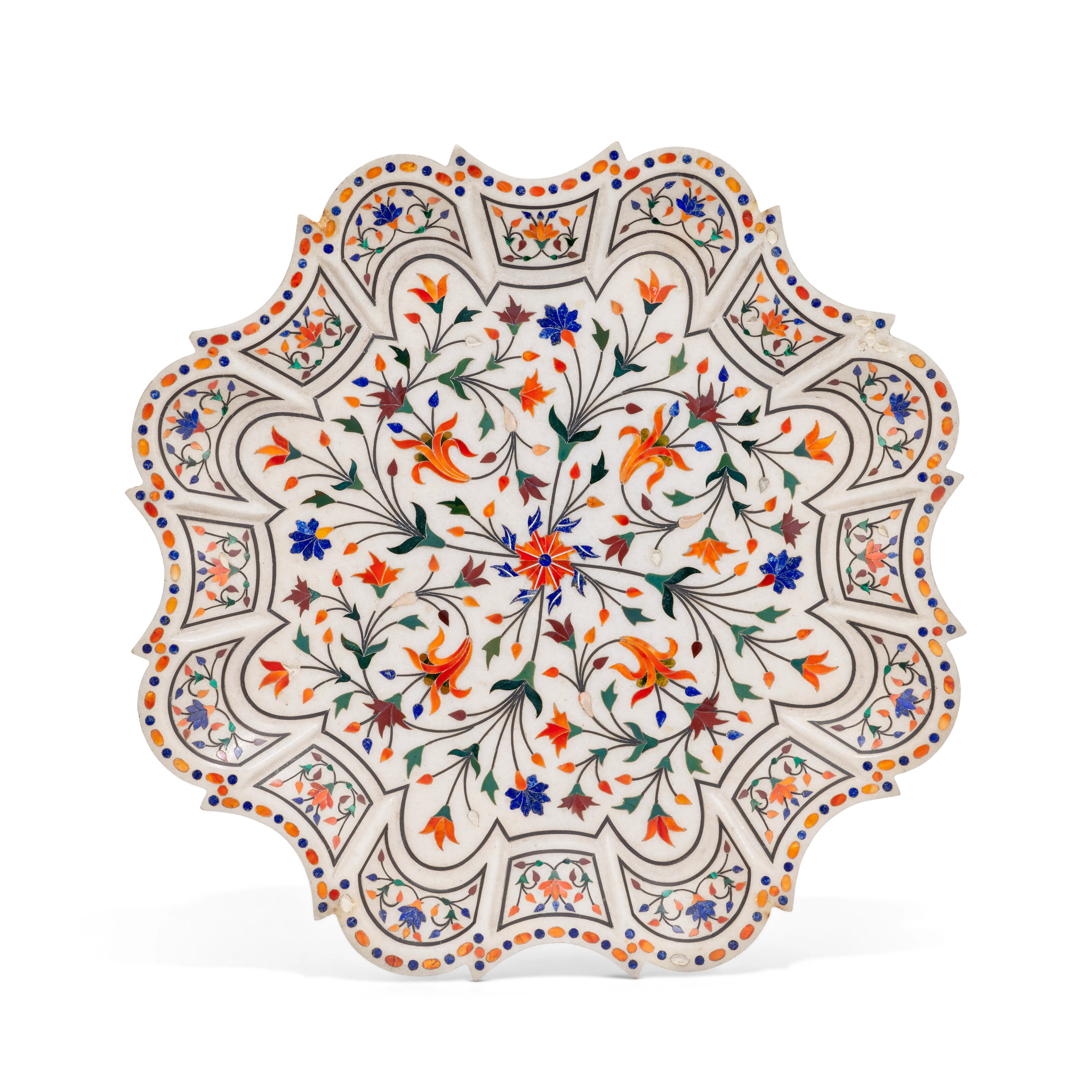 A Pacchikari ( Pietra Dura ) Tray
