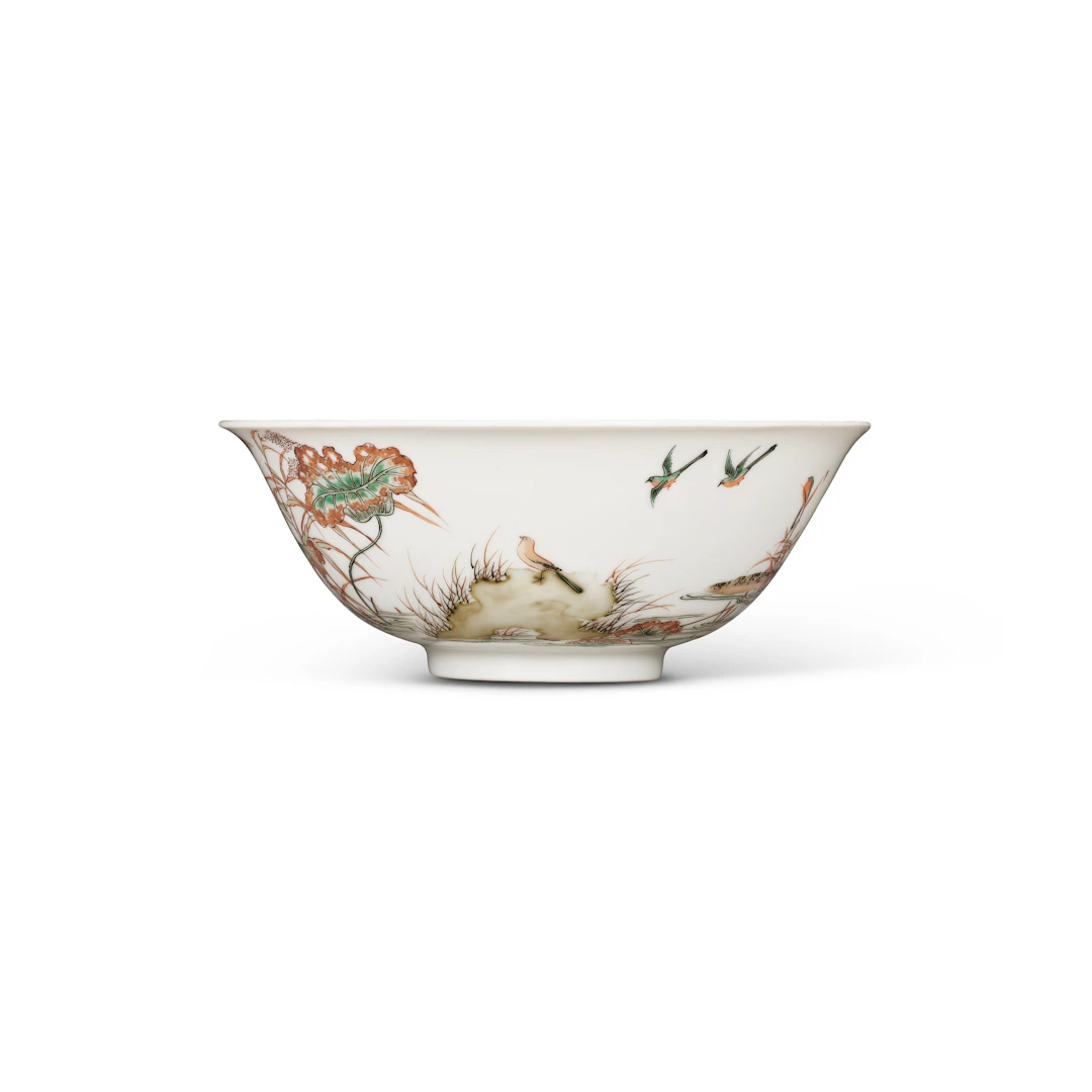 A Famille Verte ‘Lotus Pond’ Bowl