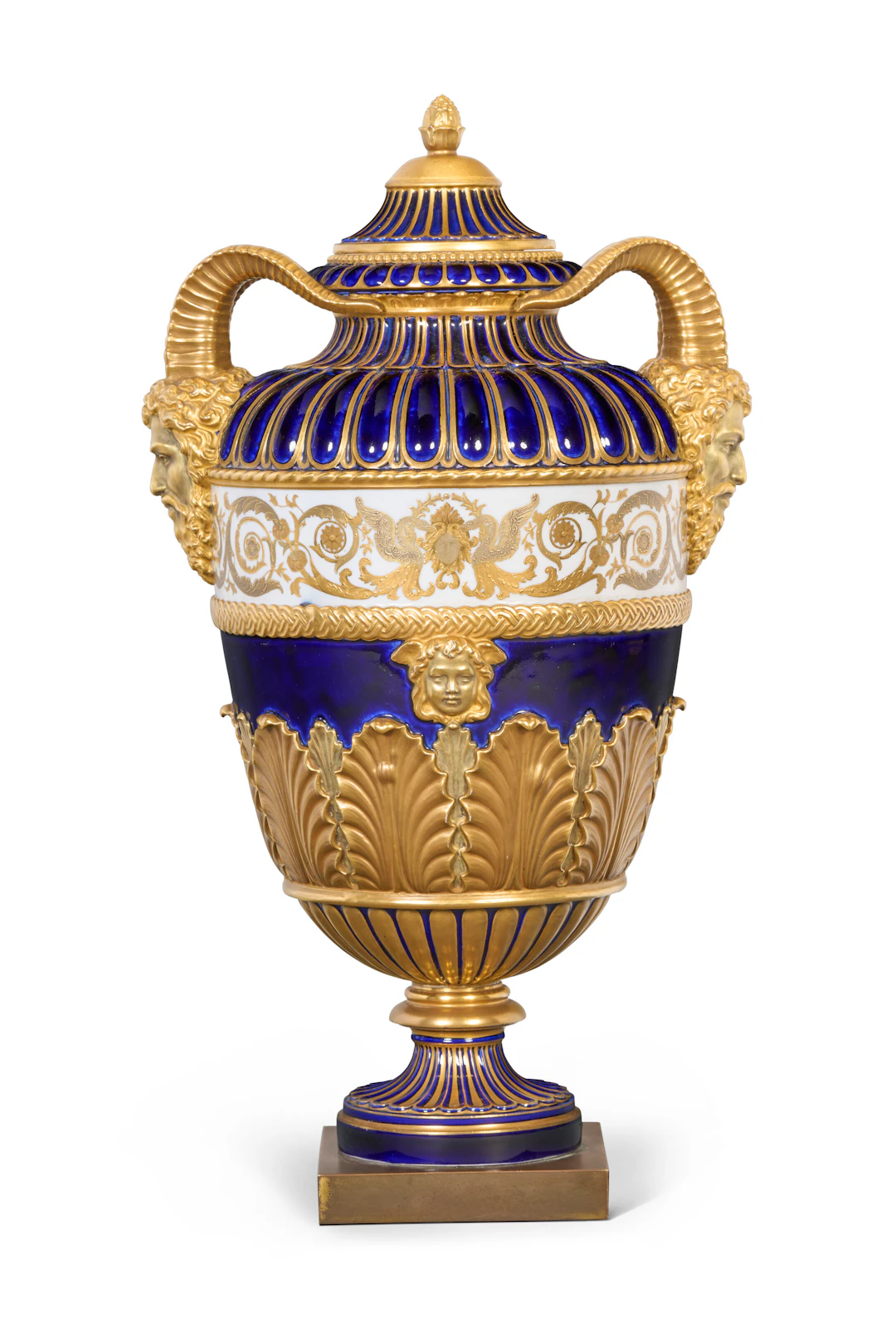 A Rare and Large Russian Imperial Porcelain Vase
