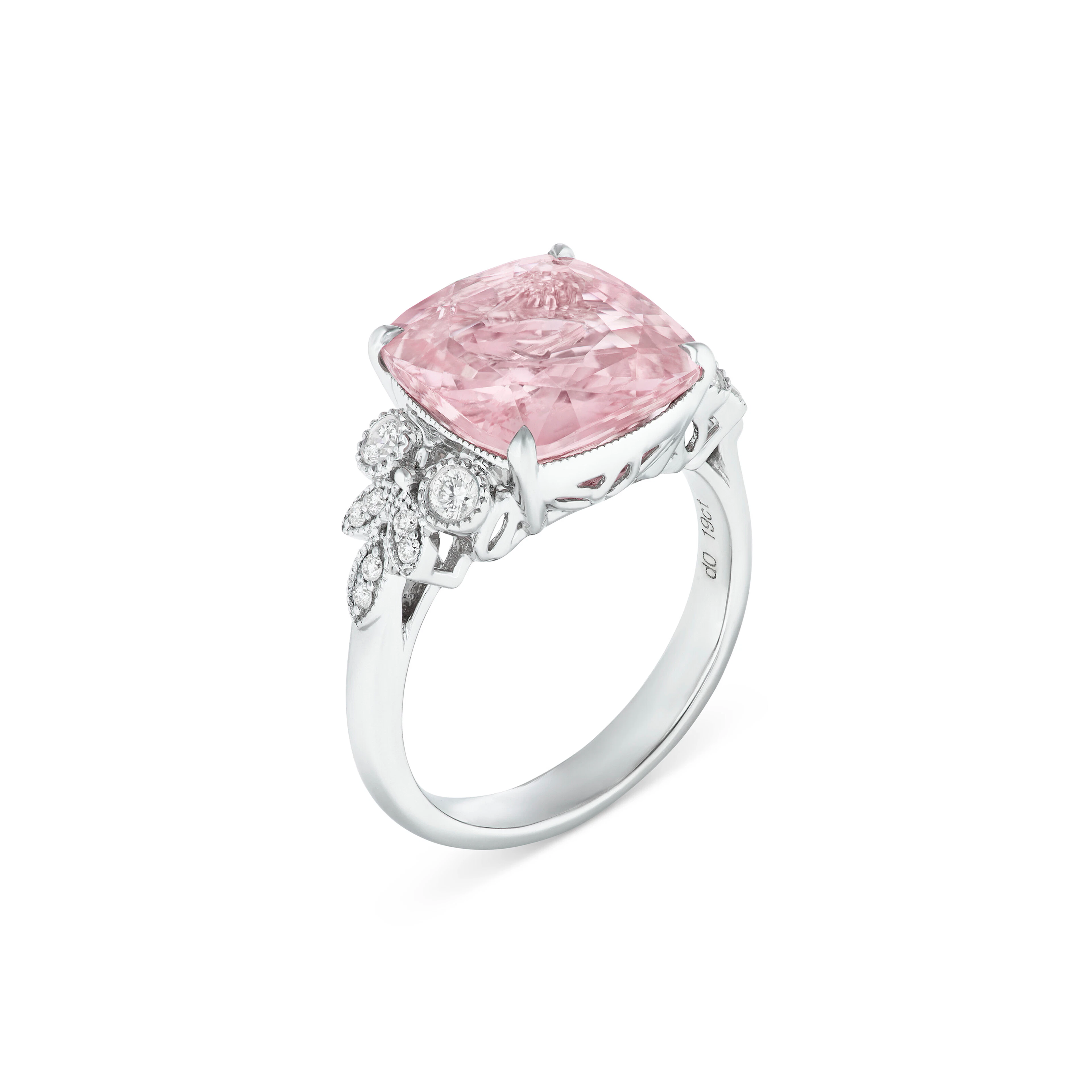 Colored Sapphire and Diamond Ring