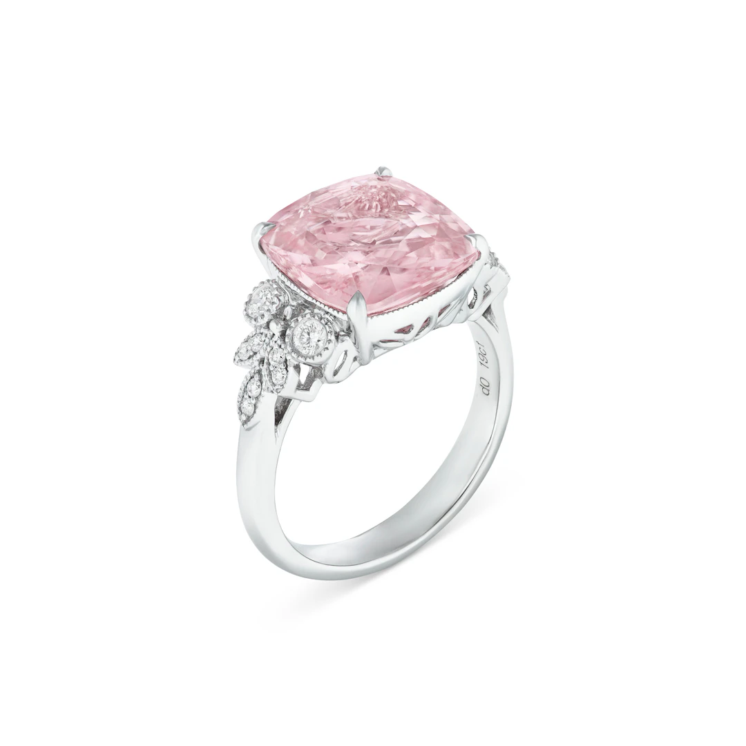 Colored Sapphire and Diamond Ring