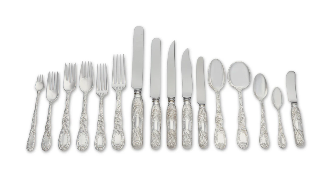 An American Silver Flatware Service