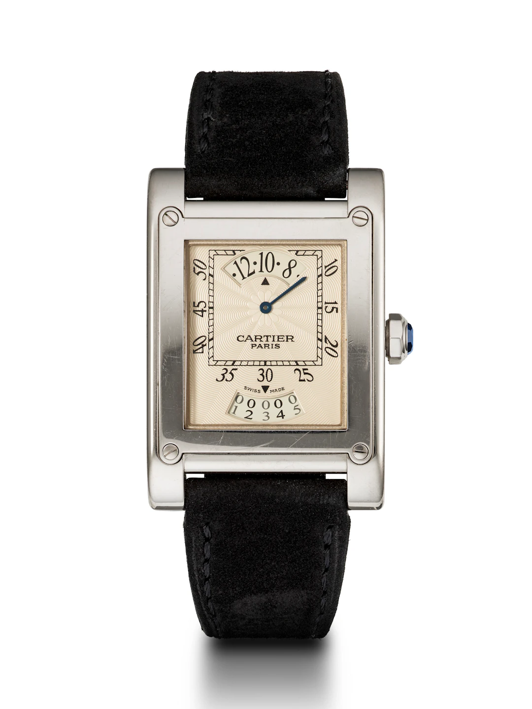 Cartier, White Gold 'Tank À Vis Cpcp', Ref. 2554