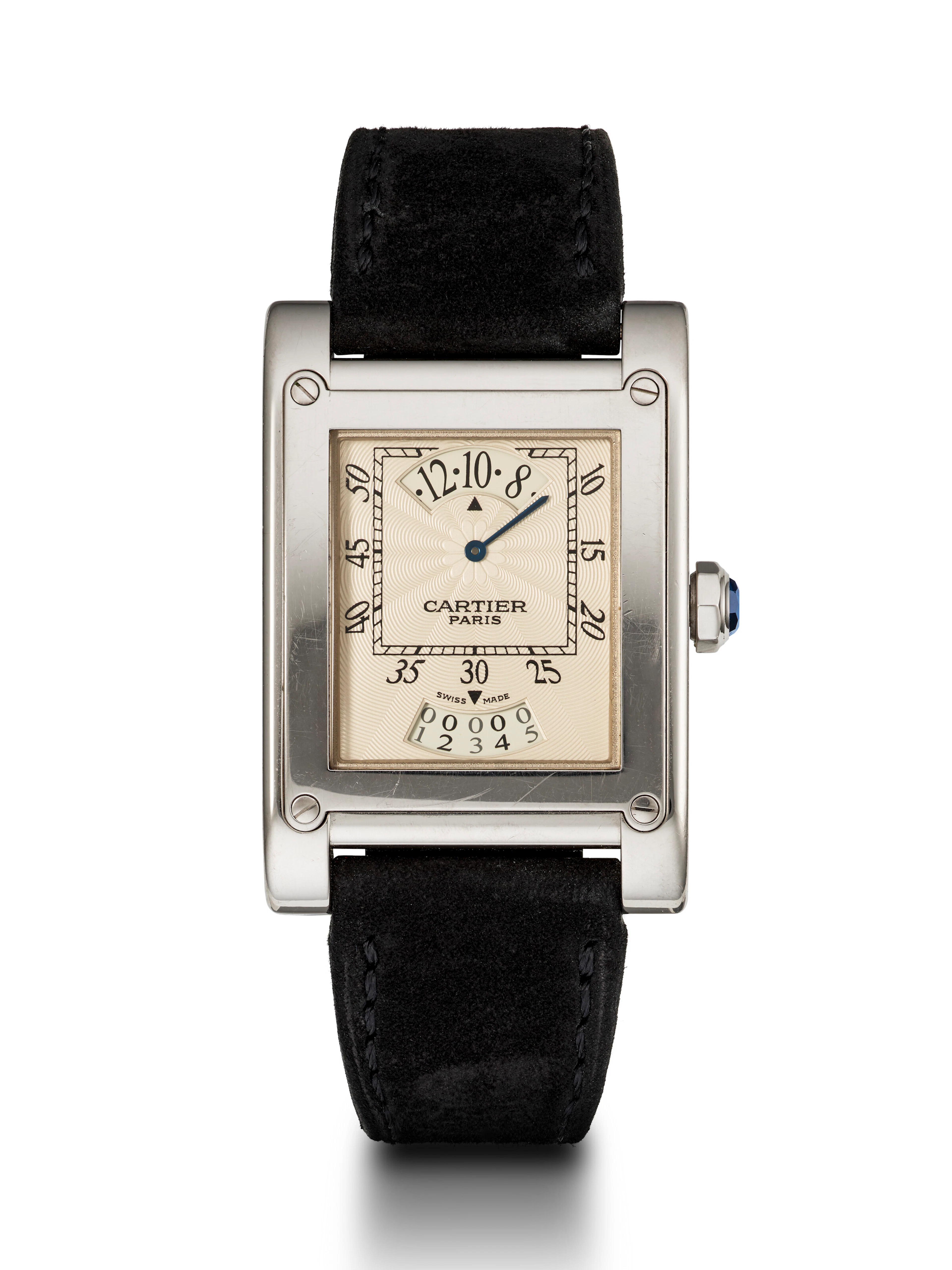 Cartier, White Gold 'Tank À Vis Cpcp', Ref. 2554